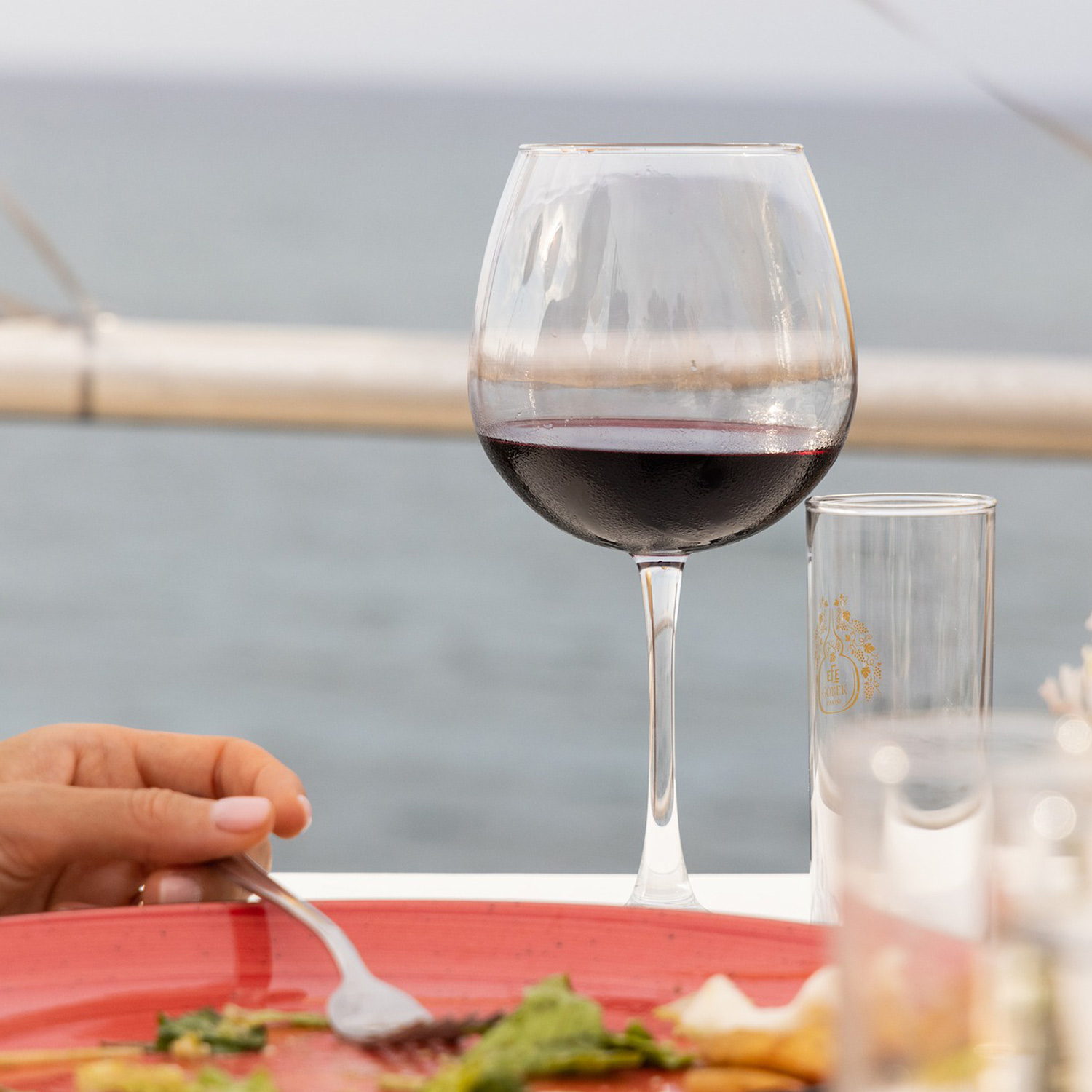 Ausgezeichnet köstlicher Rotwein