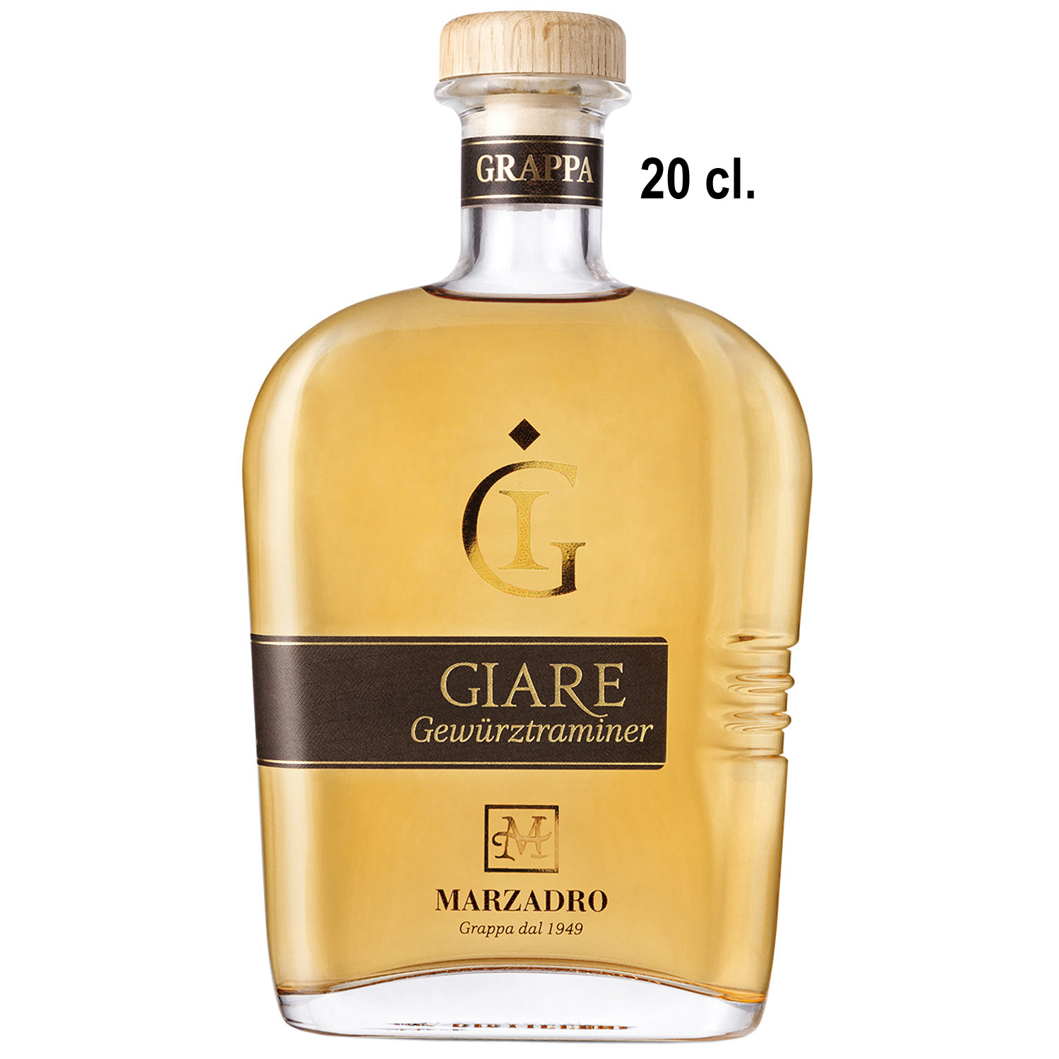 Marzadro Giare Grappa Riserva Gewürztraminer  20 cl