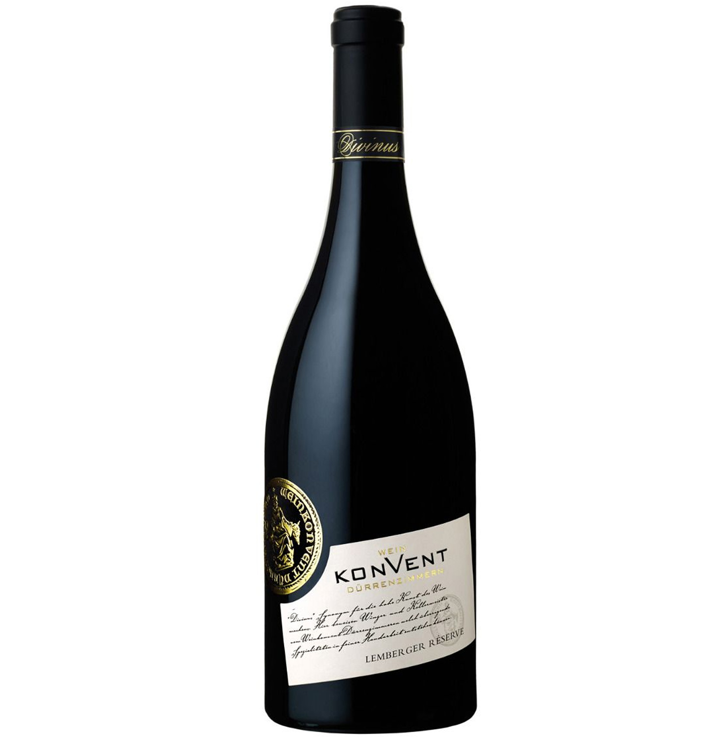 Rotwein Divinus Lemberger Reserve 2018