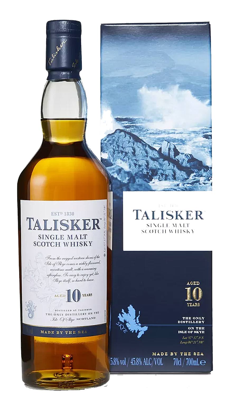 Schottischer Whisky Talisker Single Malt Scotch Whisky 10 Years