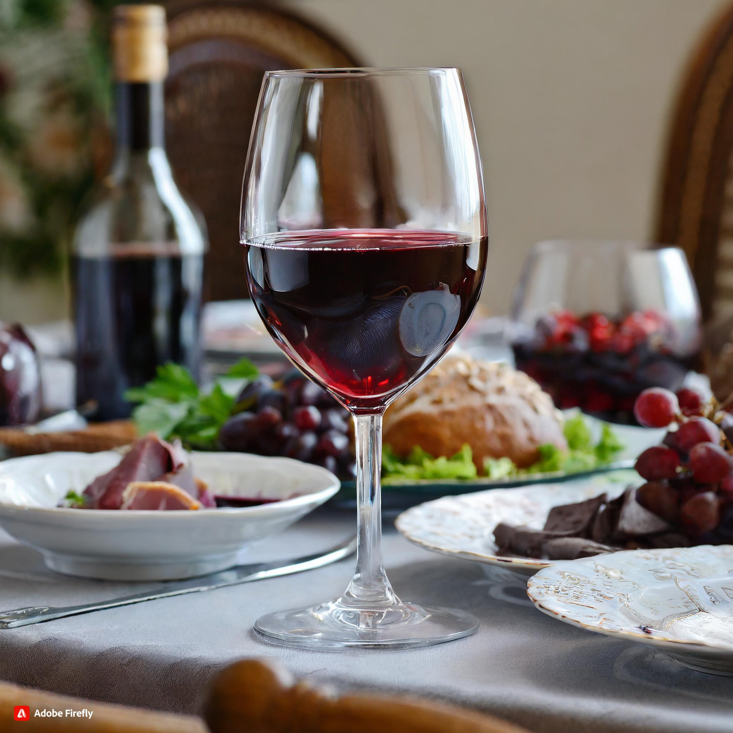 Ausgezeichnet köstlicher Rotwein