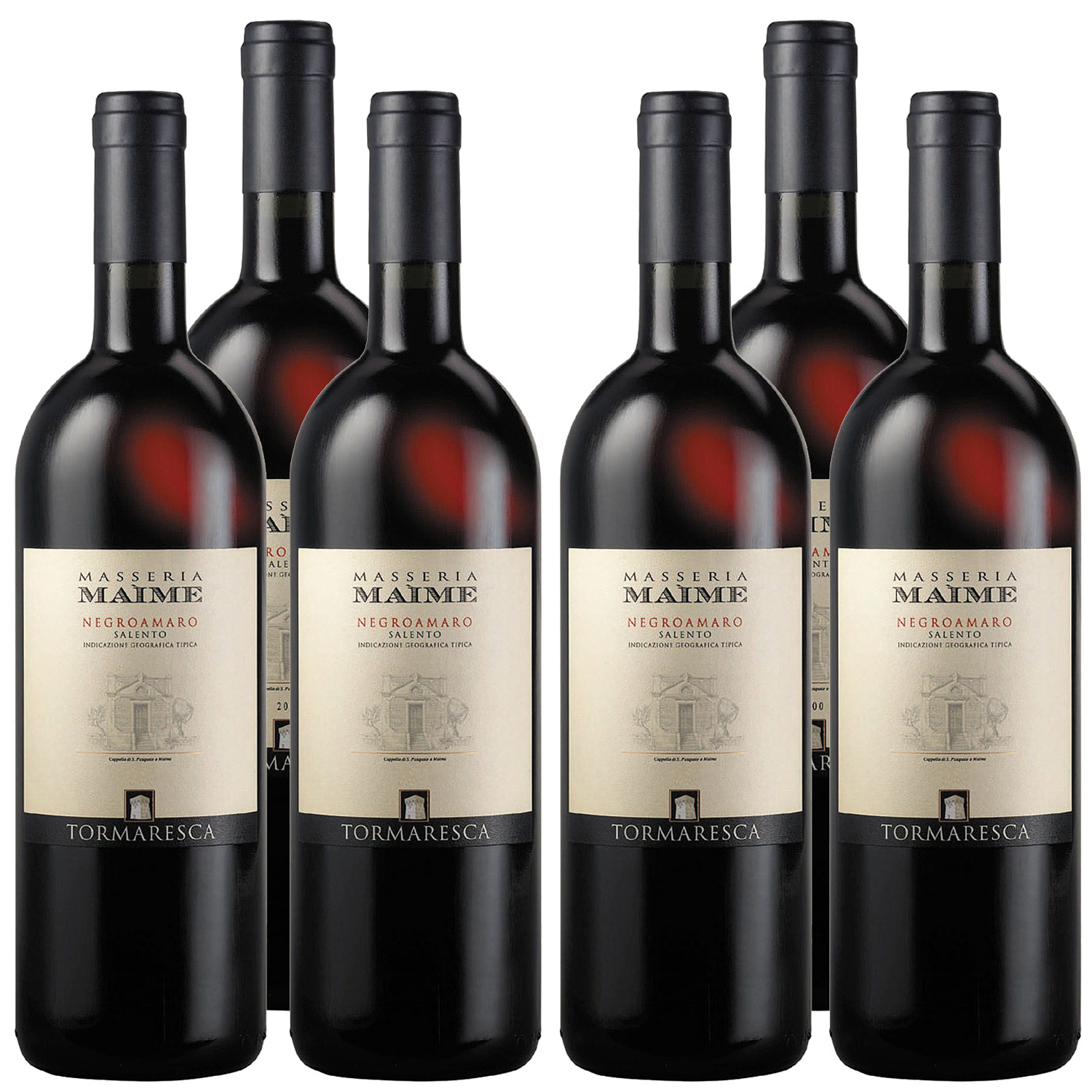 italienische Rotweine aus Apulien. Tormaresca Masseria Maime Negroamaro Salento 2010