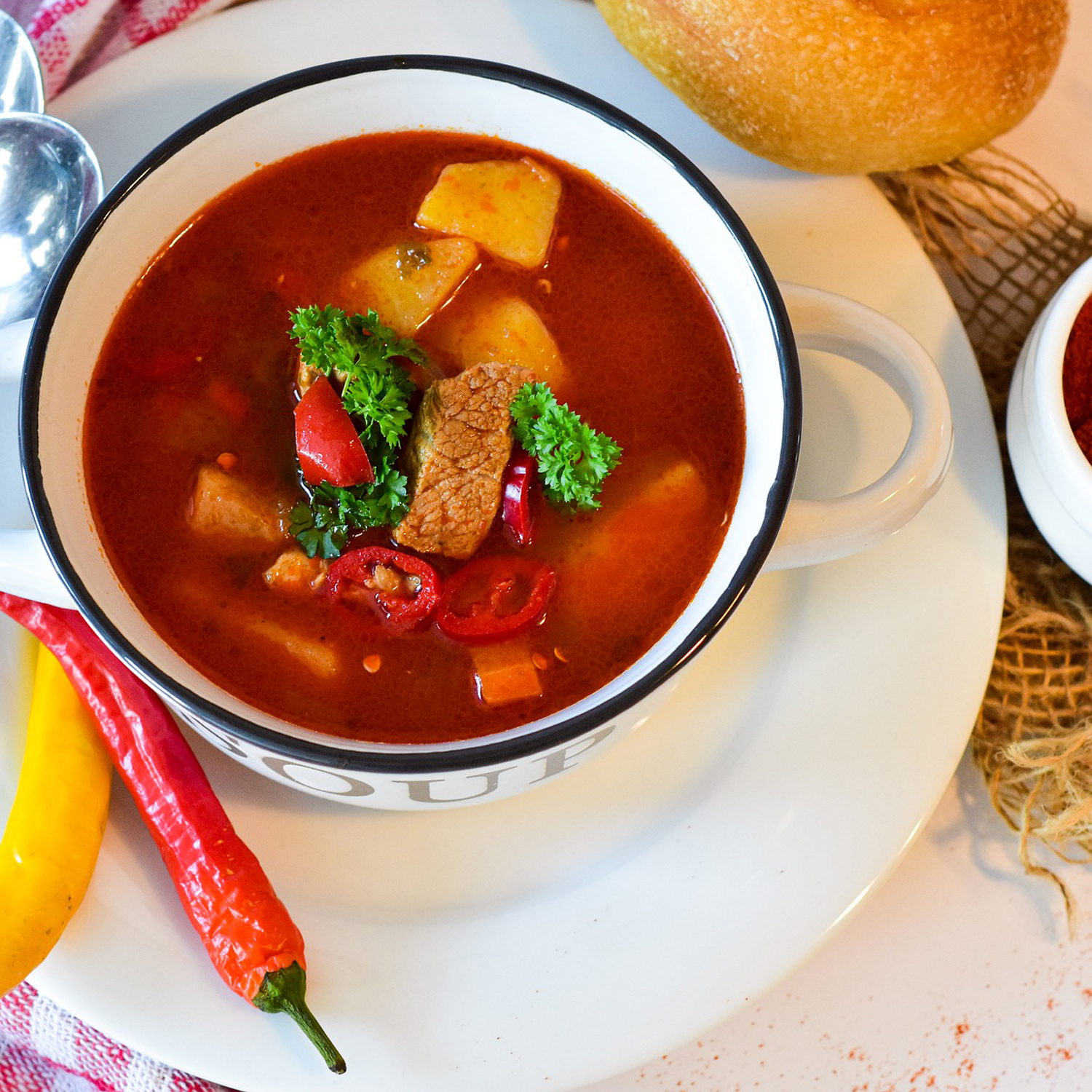 Passendes Essen zum wunderbaren Wein