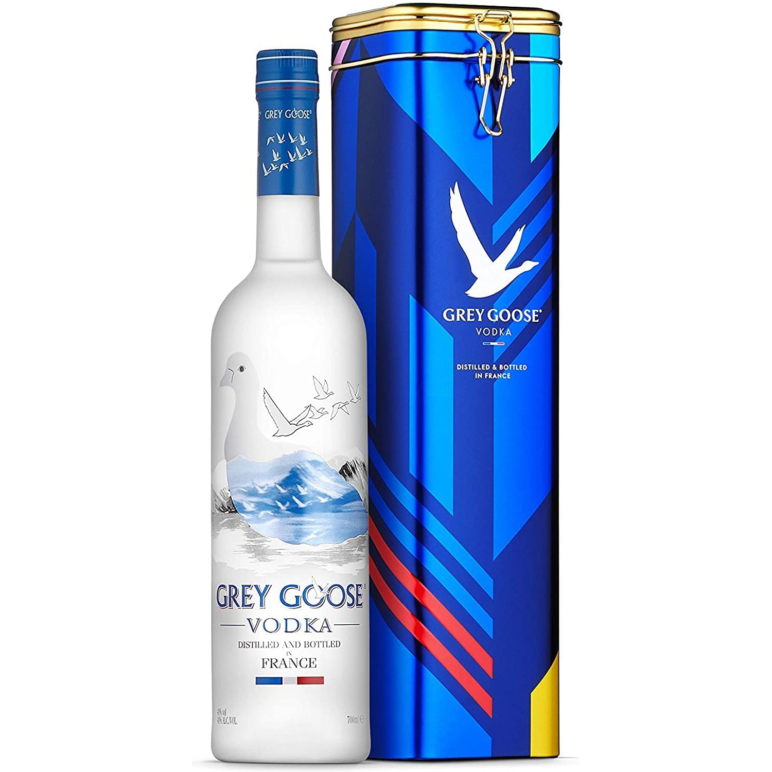 Grey Goose Vodka in Tin Box