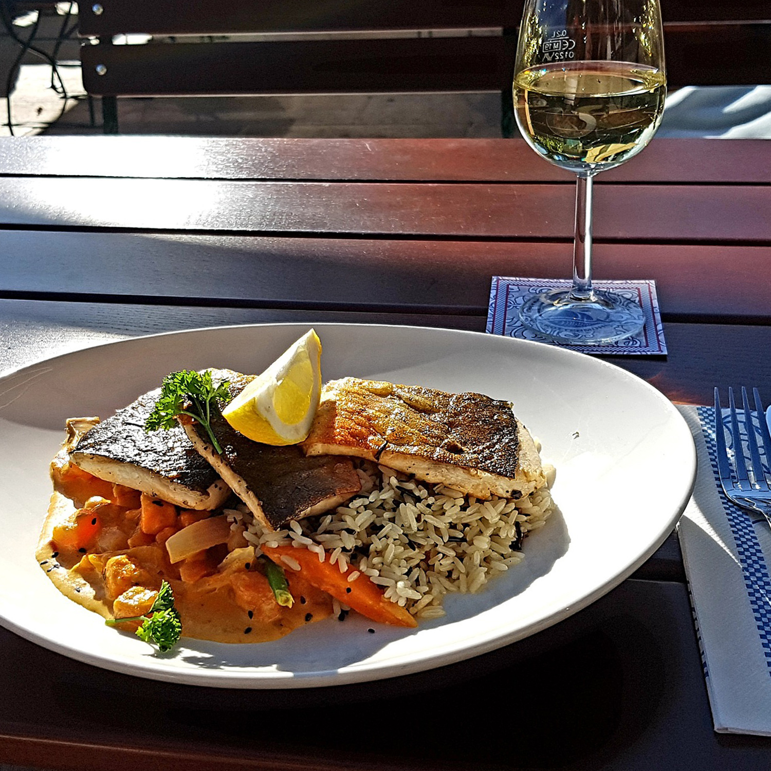 Passendes Essen zum wunderbaren Wein