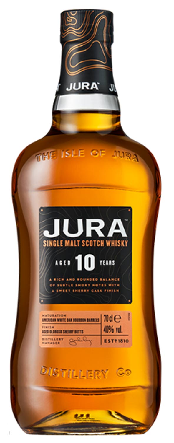 Schottischer Whisky Jura Single Malt Scotch Whisky 10 Years Old