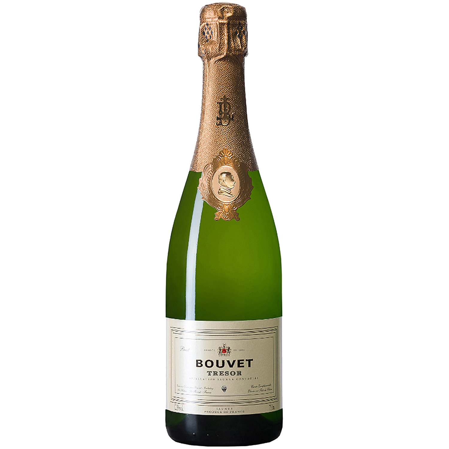 Crémant Bouvet Tresor Brut.