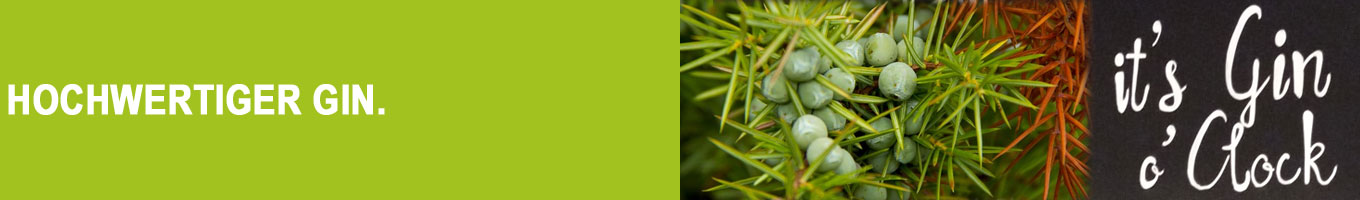 Hochwertiger Gin (Wacholderschnaps)