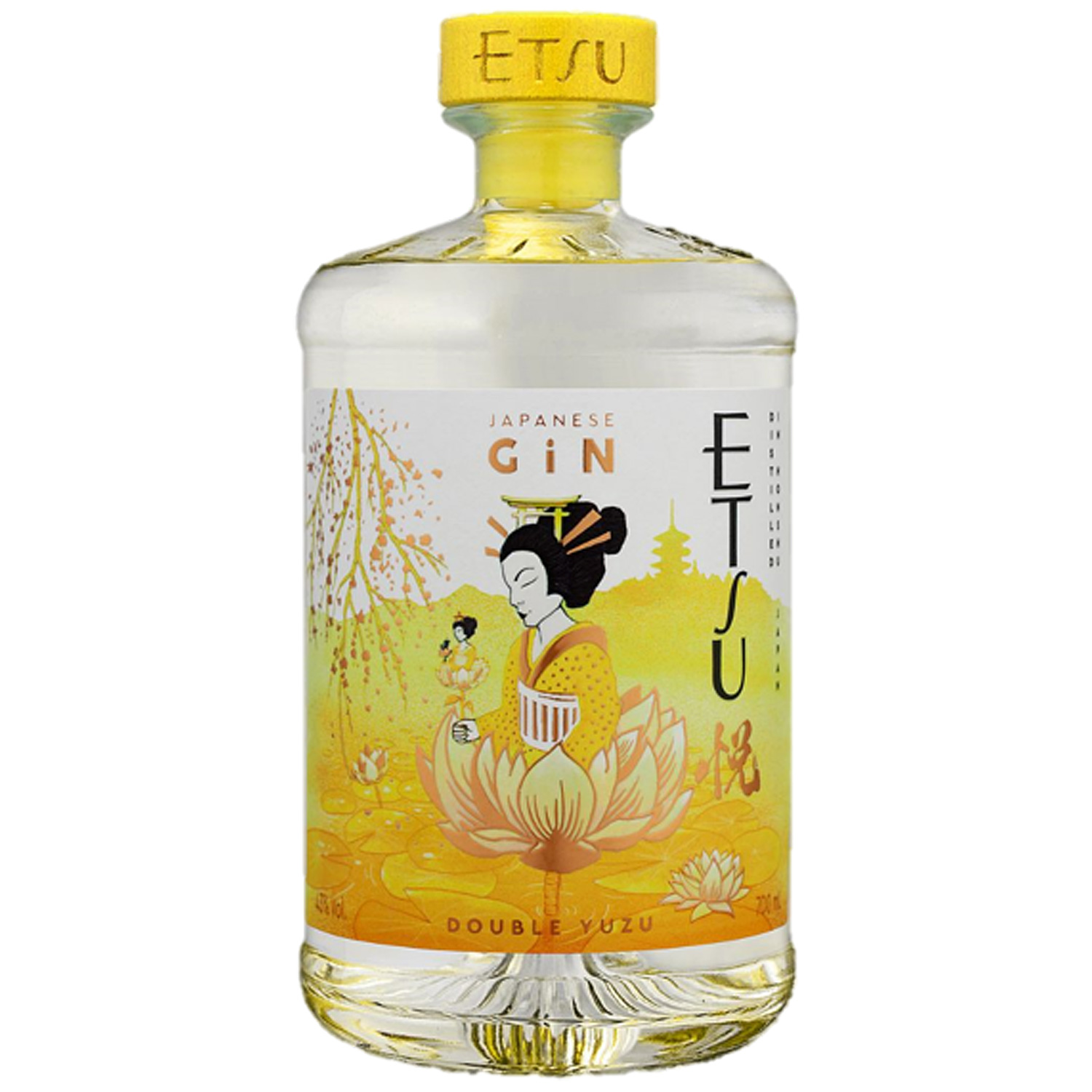 Etsu Double Yuzu Gin Premium Artisanal Japanese
