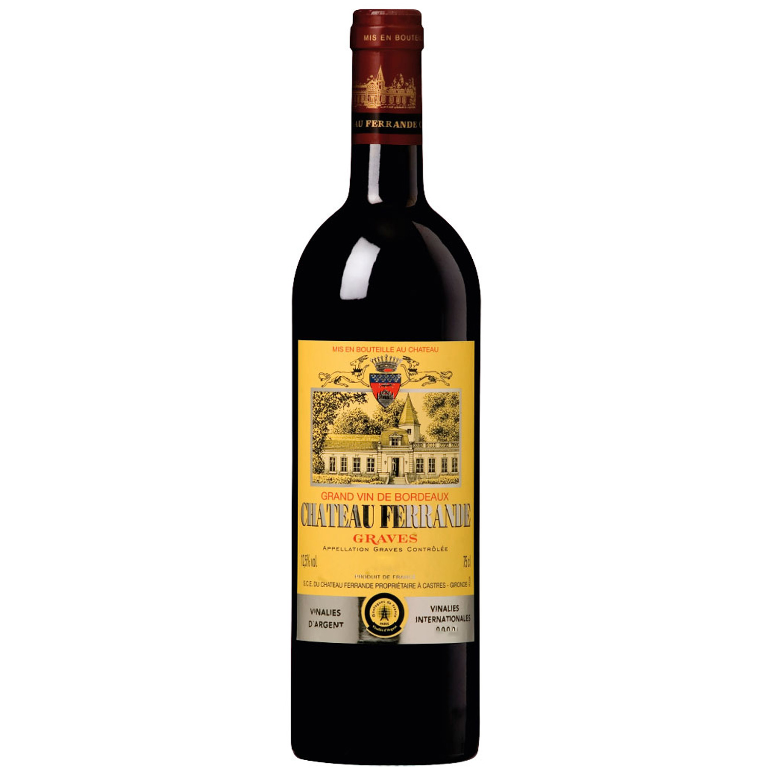 Französischer Rotwein Chateau Ferrande Graves Rouge 2017