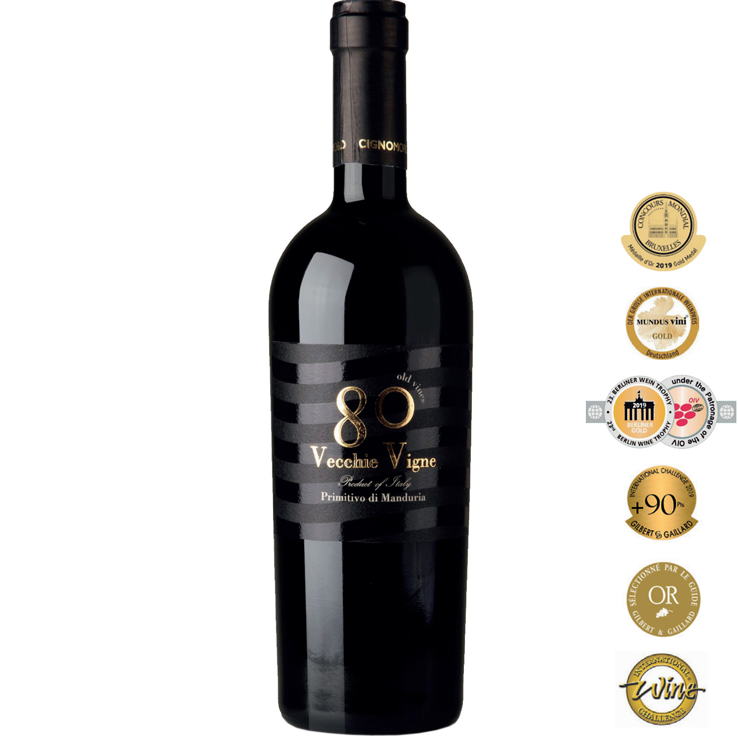80 Vecchie Vigne Primitivo di Manduria 2022 CignoMoro