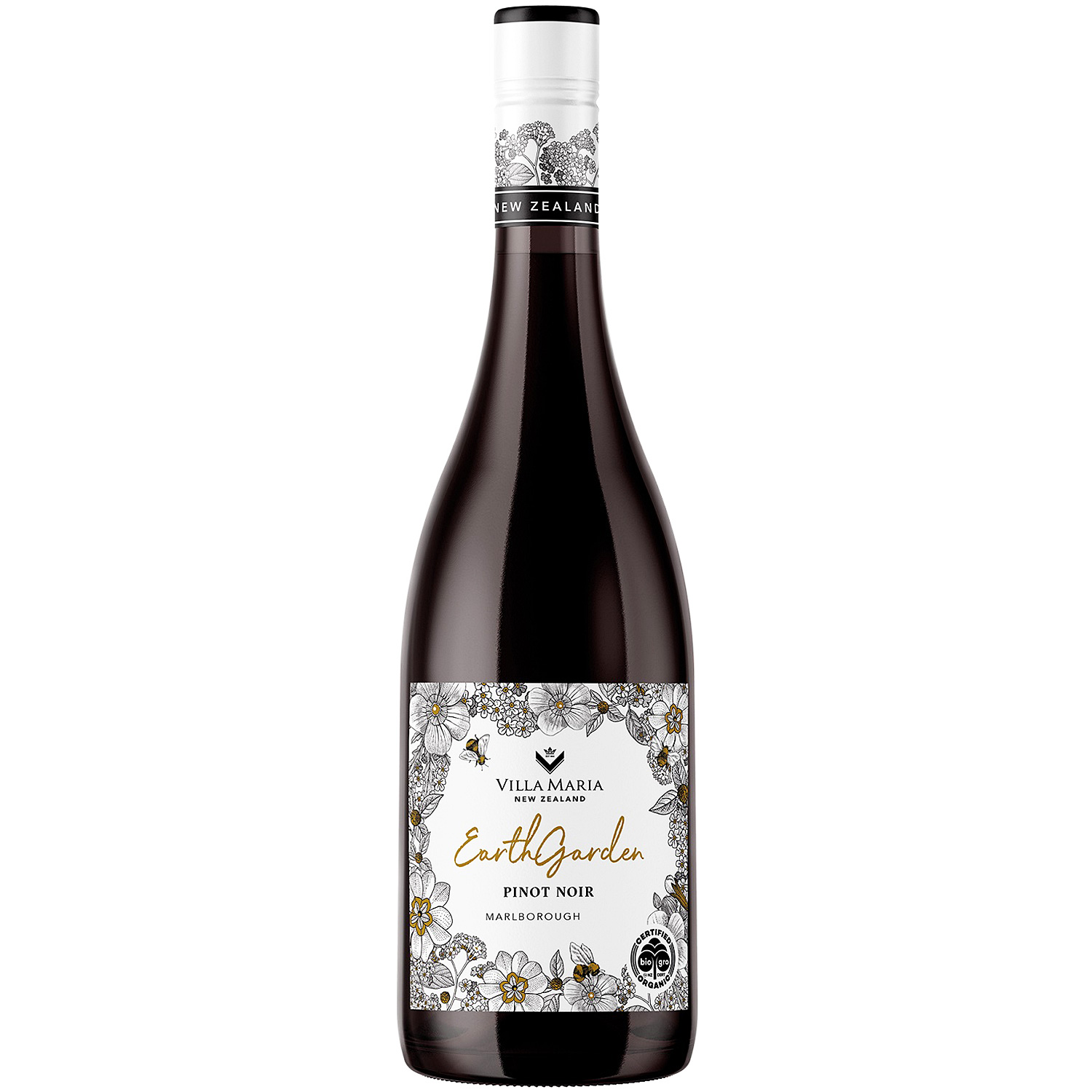 Rotwein aus Neuseeland Villa Maria Earthgarden Pinot Noir 2019
