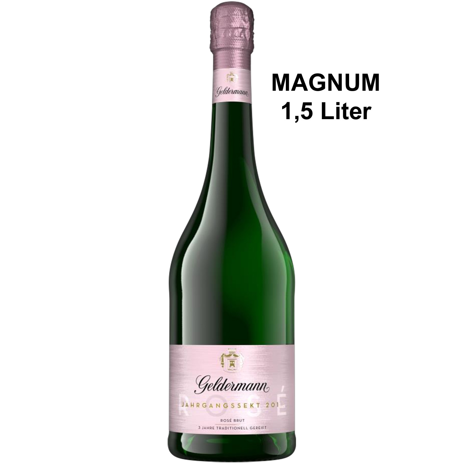 Geldermann Brut Rosé Jahrgangssekt 2018 Magnum