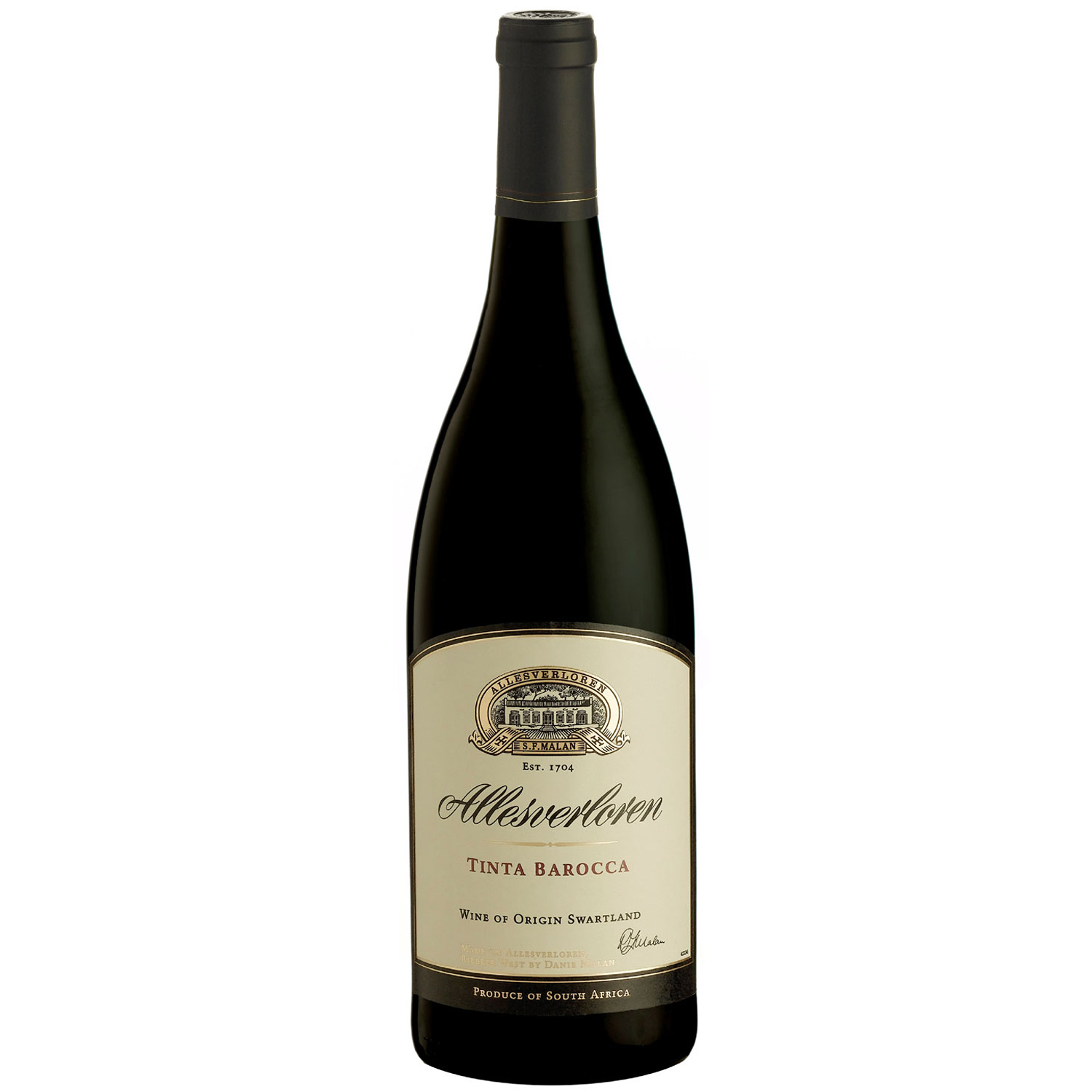 Südafrikanischer Rotwein Tinta Barocca 2017 Allesverloren Wine Estate