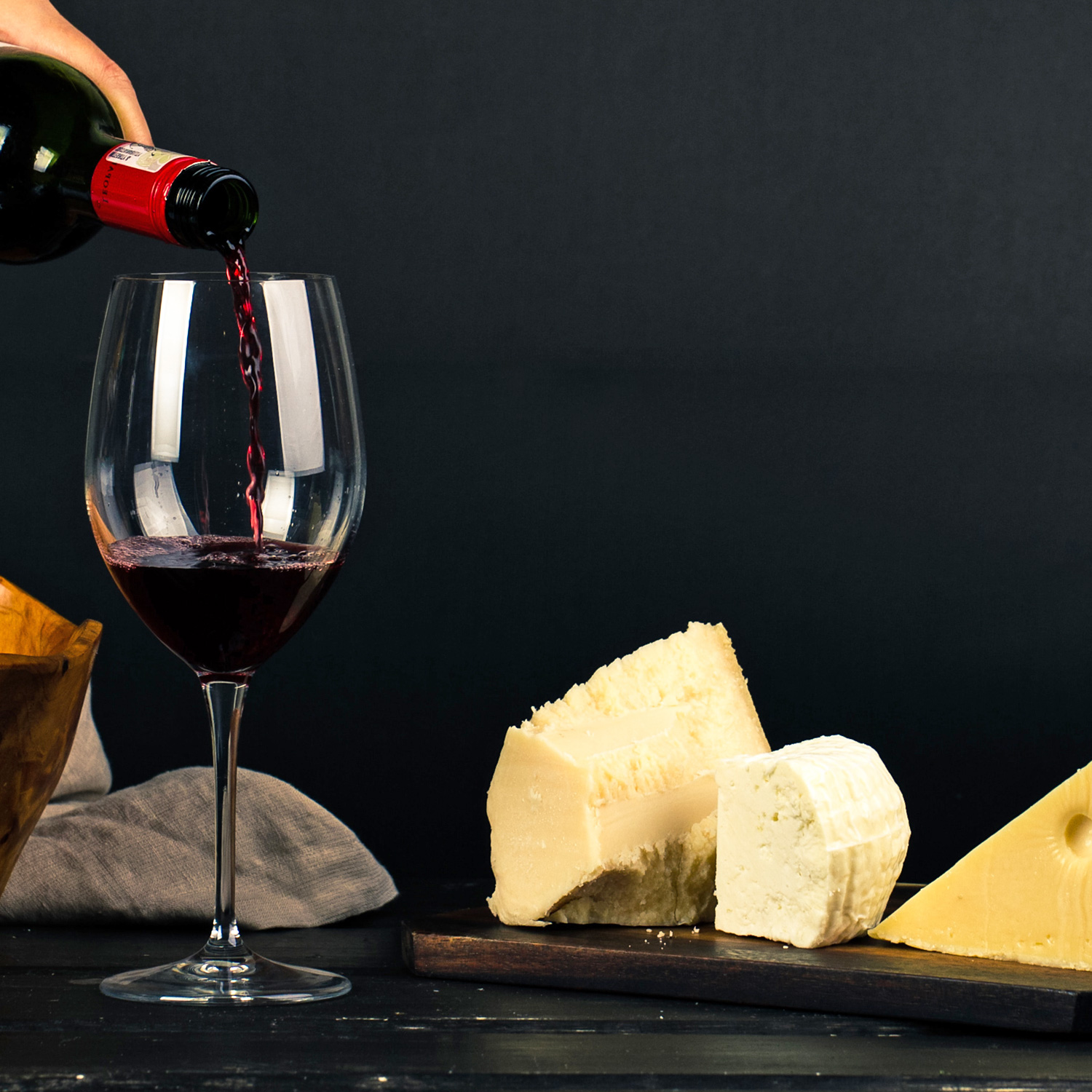 Ausgezeichnet köstlicher Rotwein