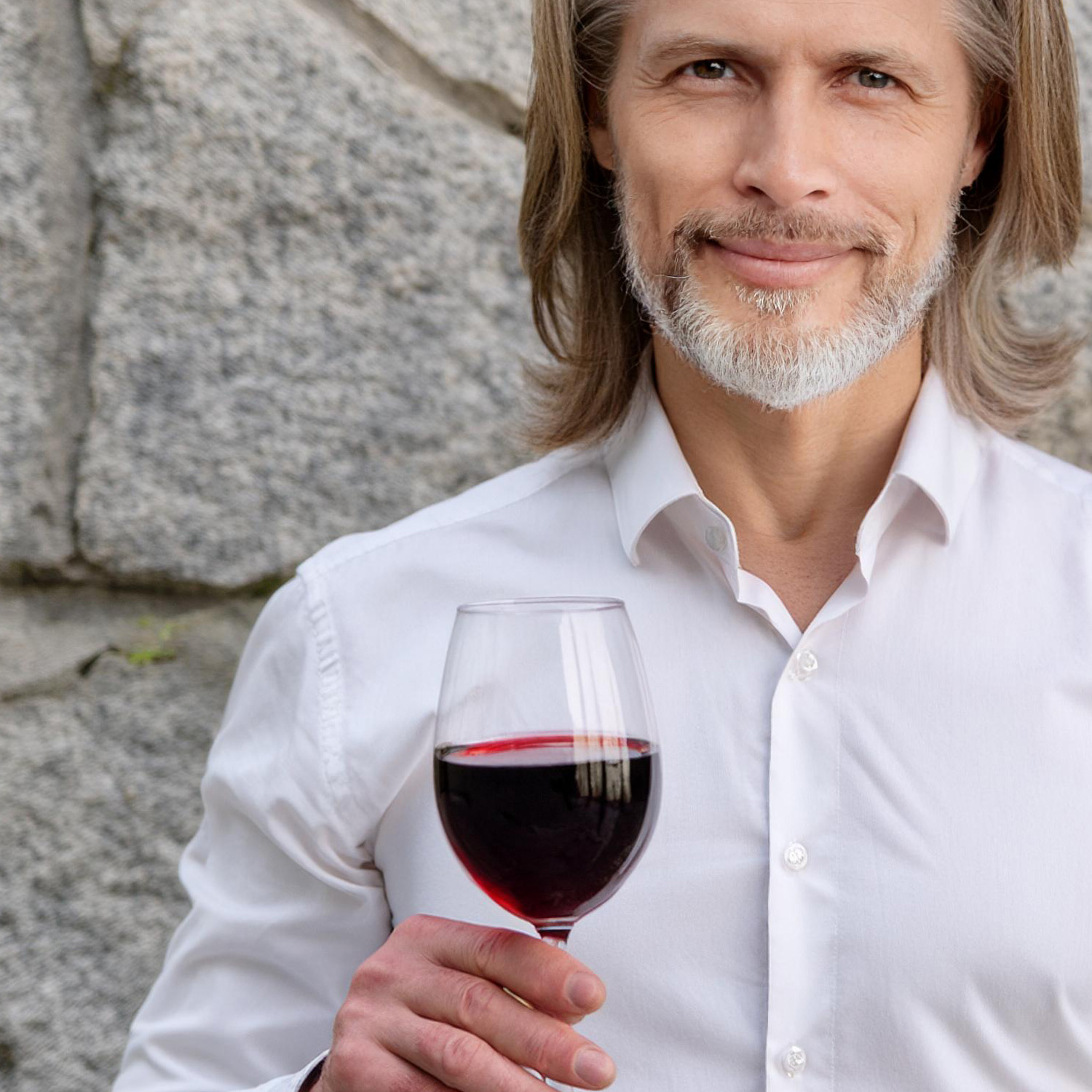 Ausgezeichnet köstlicher Rotwein