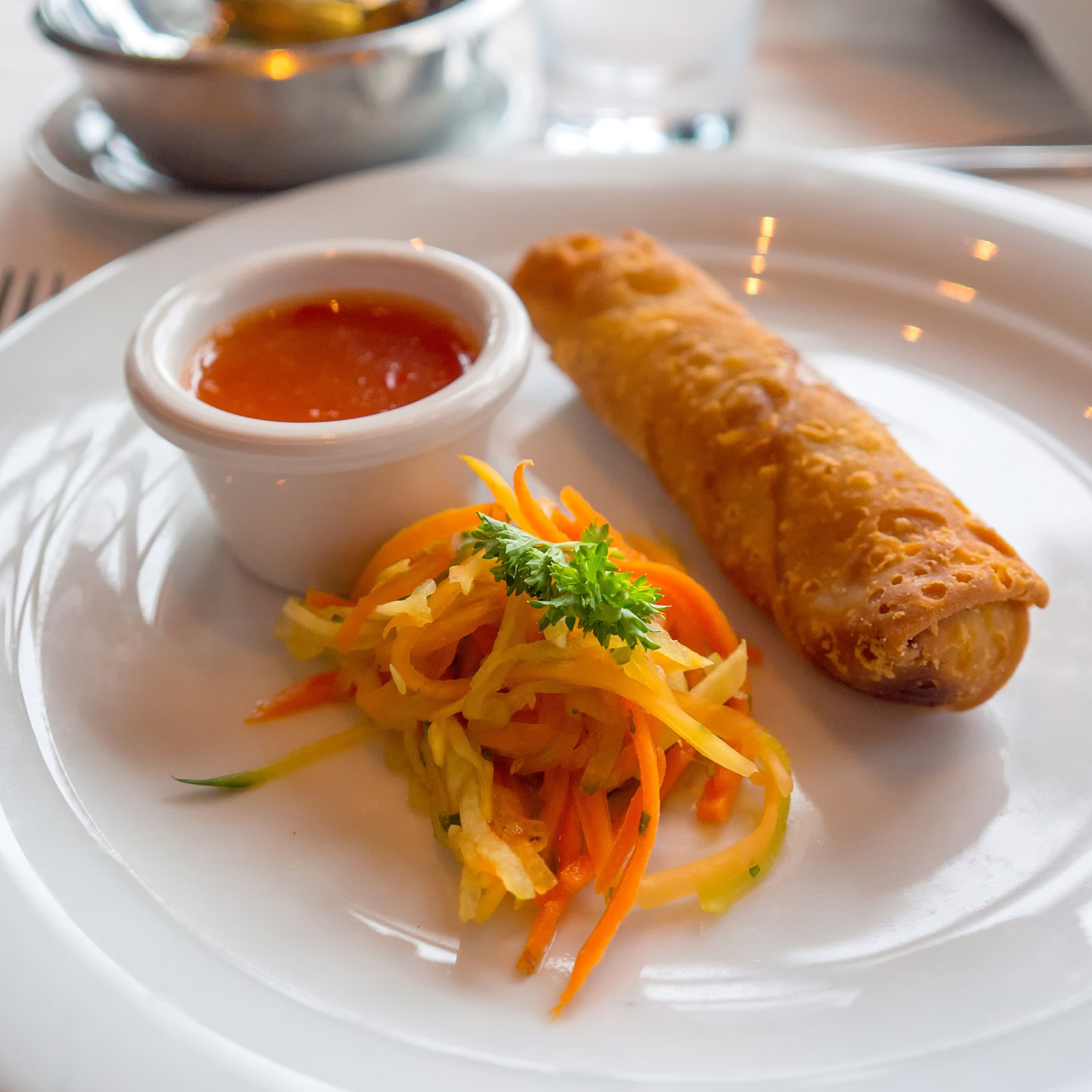 Frühlingsrolle. Thai Food