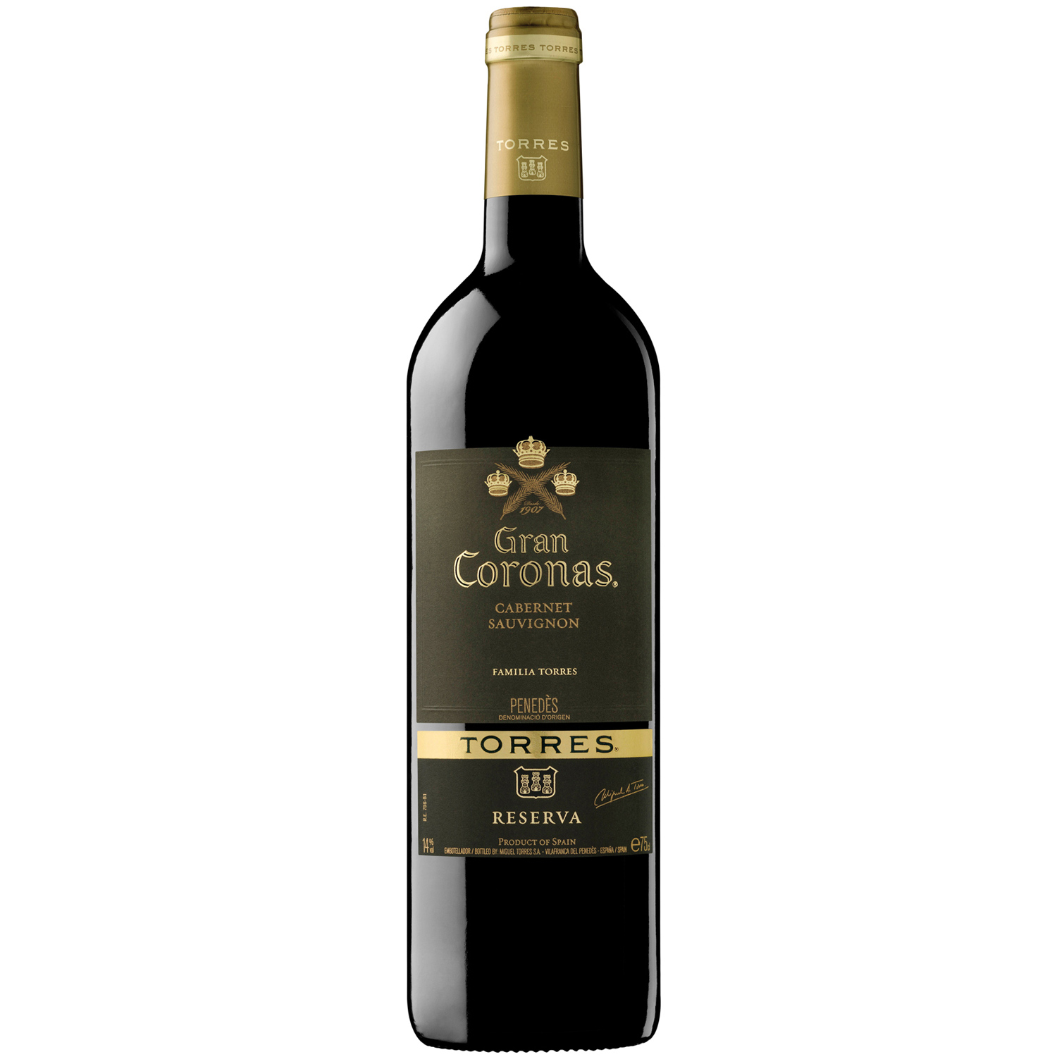 Torres Gran Coronas Cabernet Sauvignon Reserva 2021