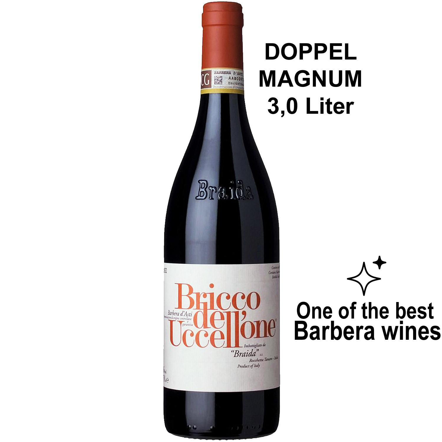 Braida Bricco dell'Uccellone Barbera d’Asti DOCG 2020 Doppelmagnum