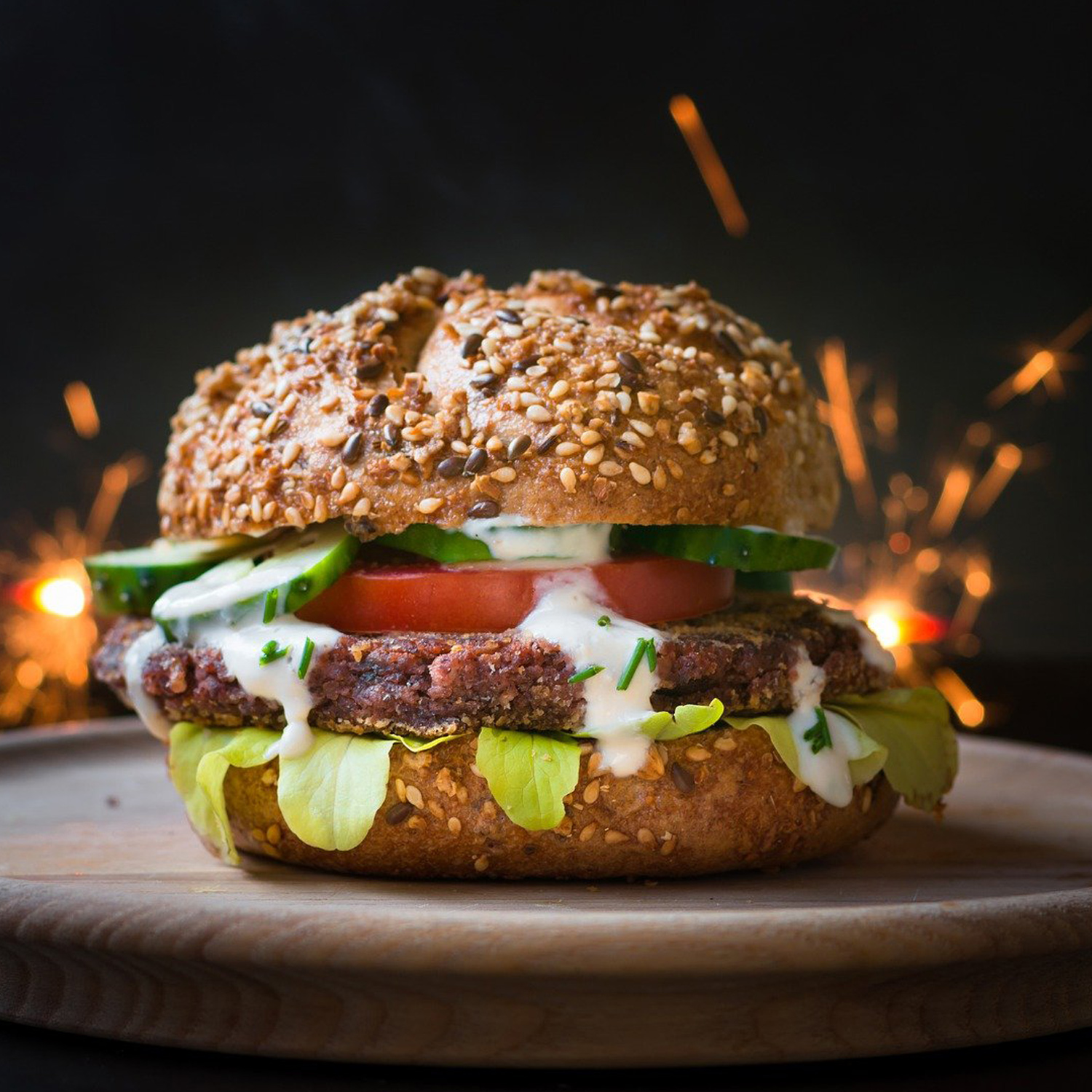 Veganer Burger