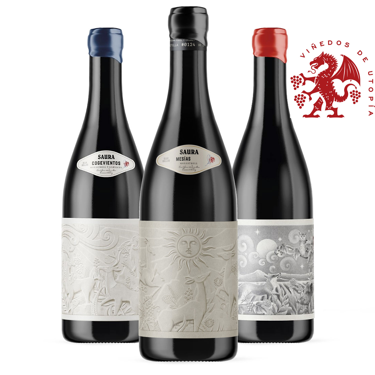 Bodegas Saura 3er Paket Rotweine