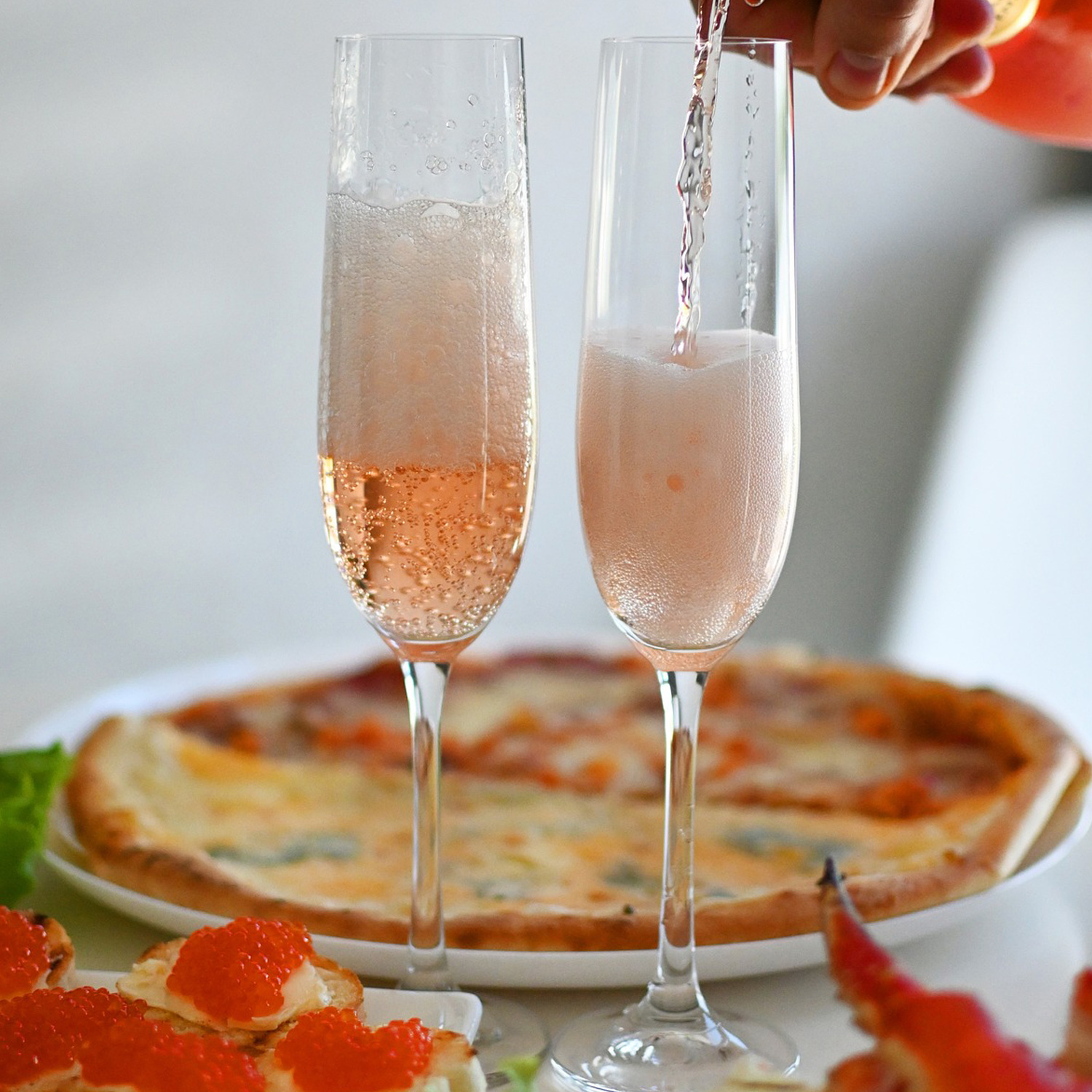 Wunderbarer Schaumwein