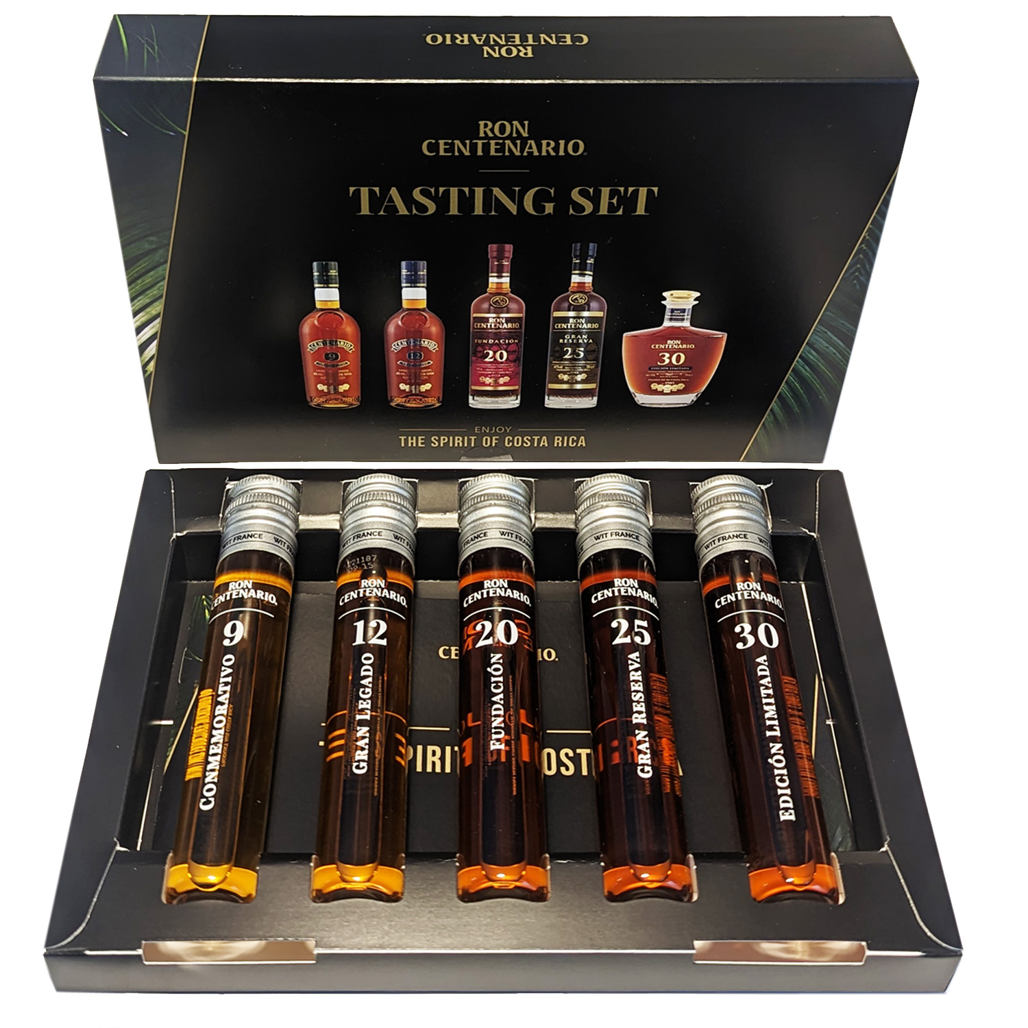 Ron Centenario Tasting Set  5 braune Rumsorten je 50 ml