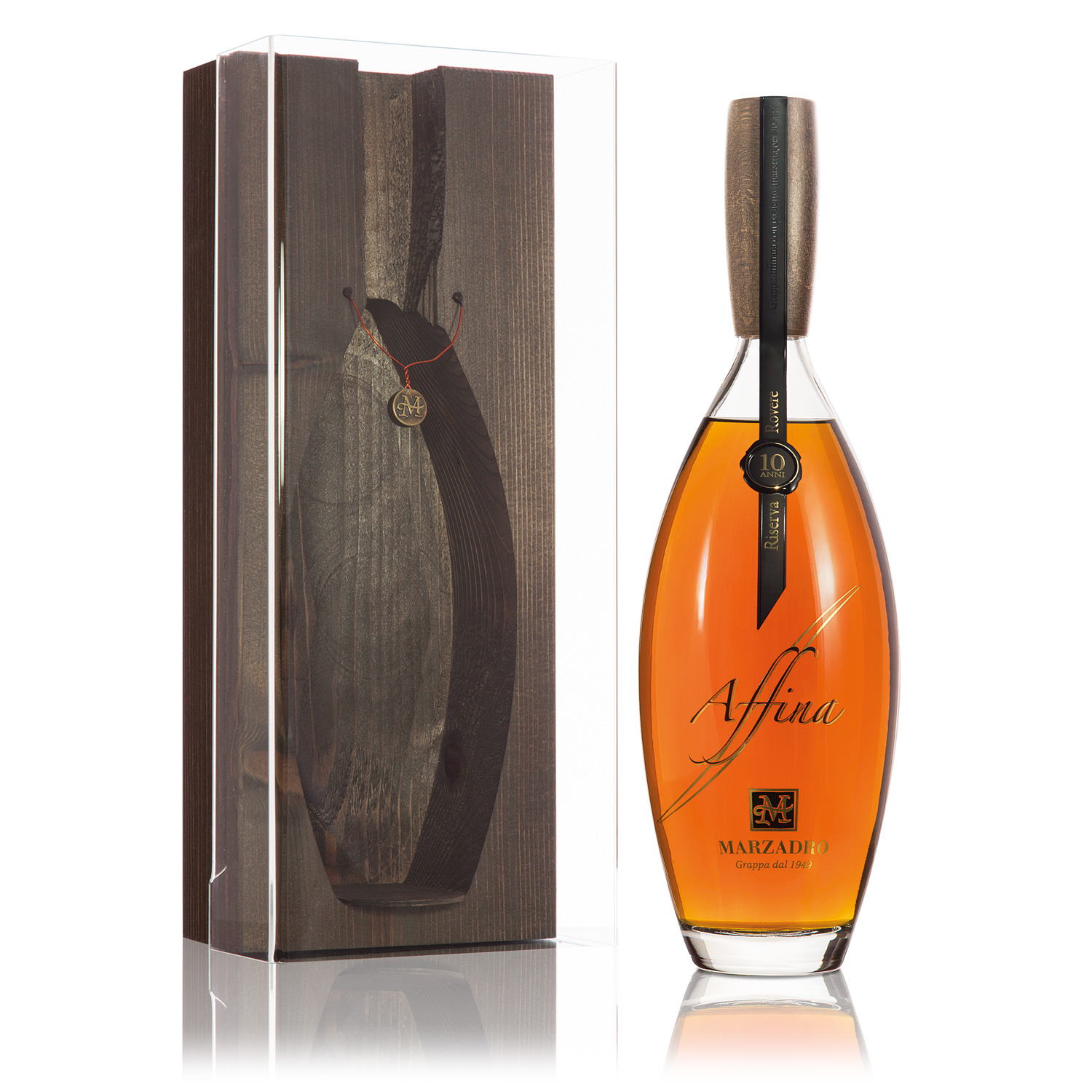 Grappa Marzadro Affina Riserva Rovere