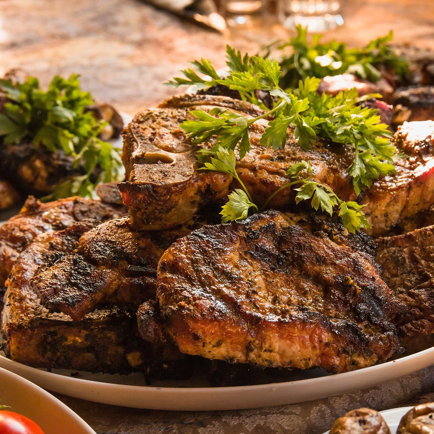 Passendes Essen zum wunderbaren Wein