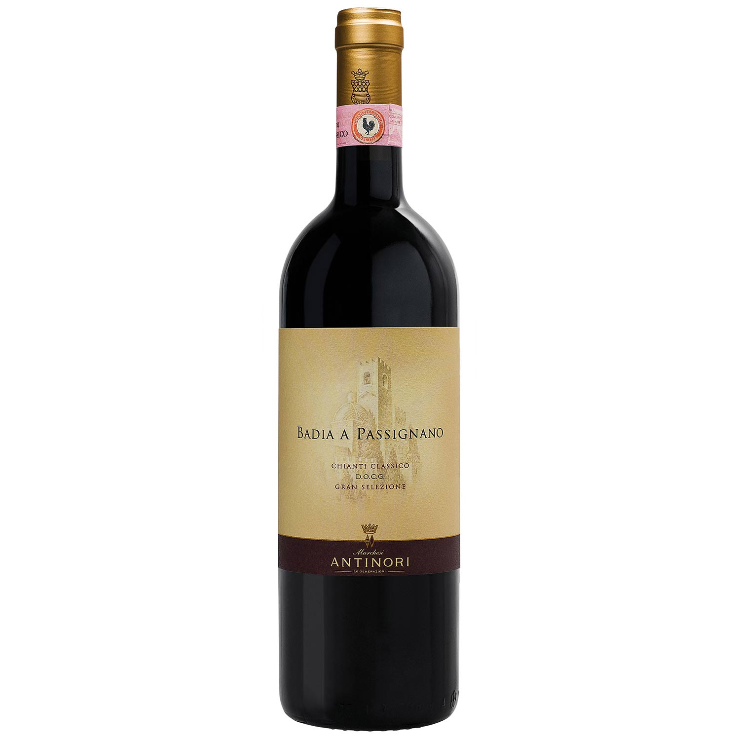 Italienischer Rotwein Badia A Passignano Chianti Classico Gran Selezione 2018