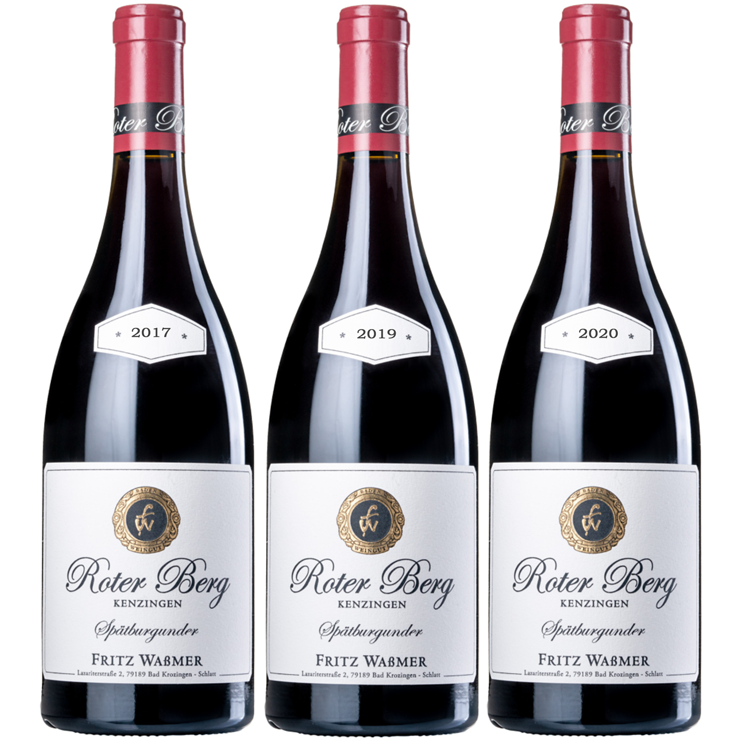 Fritz Waßmer Roter Berg Kenzingen Spätburgunder 2017-2019-2020