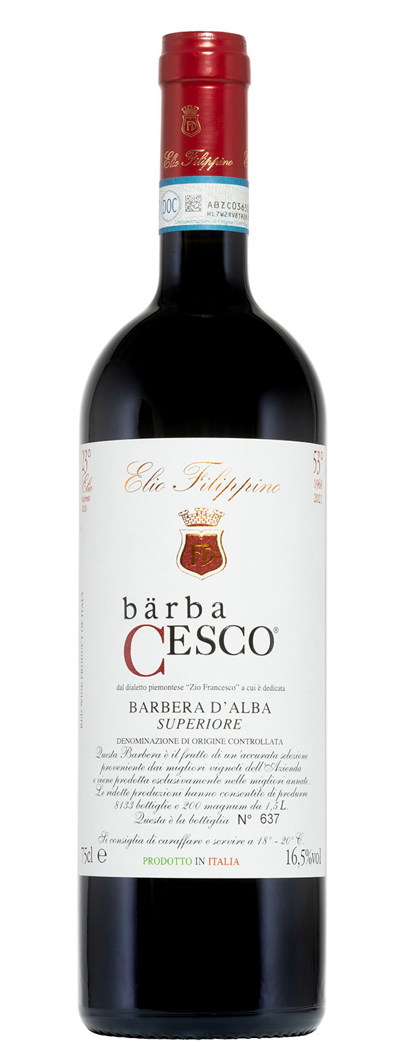 Elio Filippino Bärba Cesco 2019 Barbera d'Alba Superiore DOC