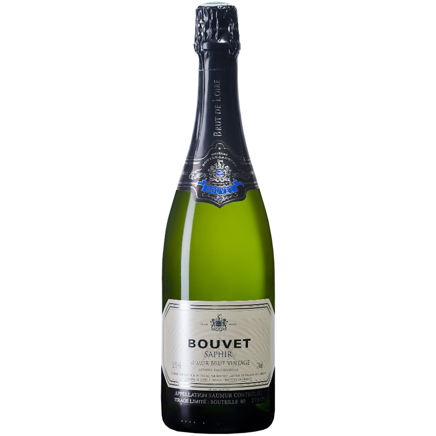 Bouvet Crémant Saumur Brut Blanc Saphir 2021 AOP