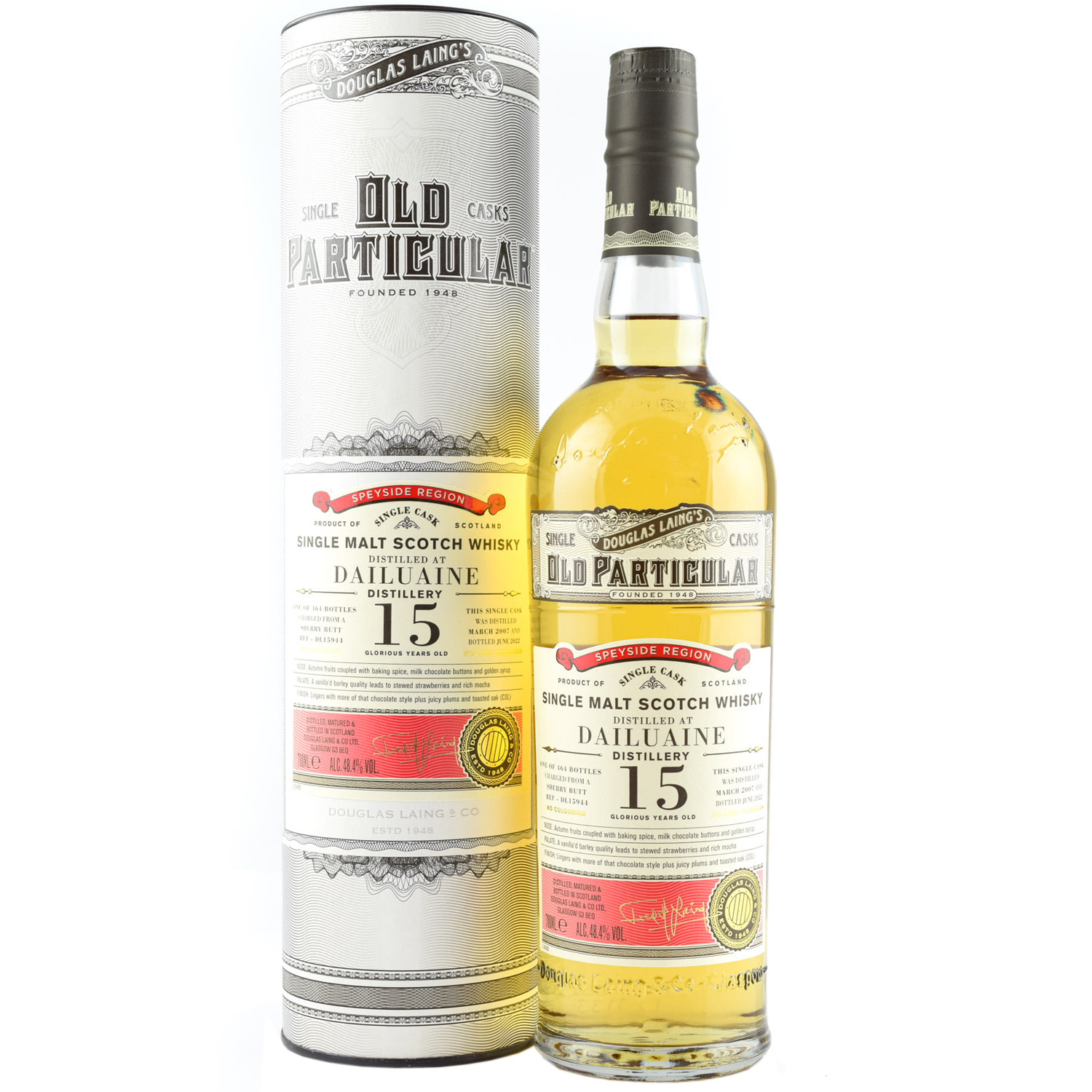 Single Malt Scotch Whisky Dailuaine 15 YO 2007 Sherry Old Particular