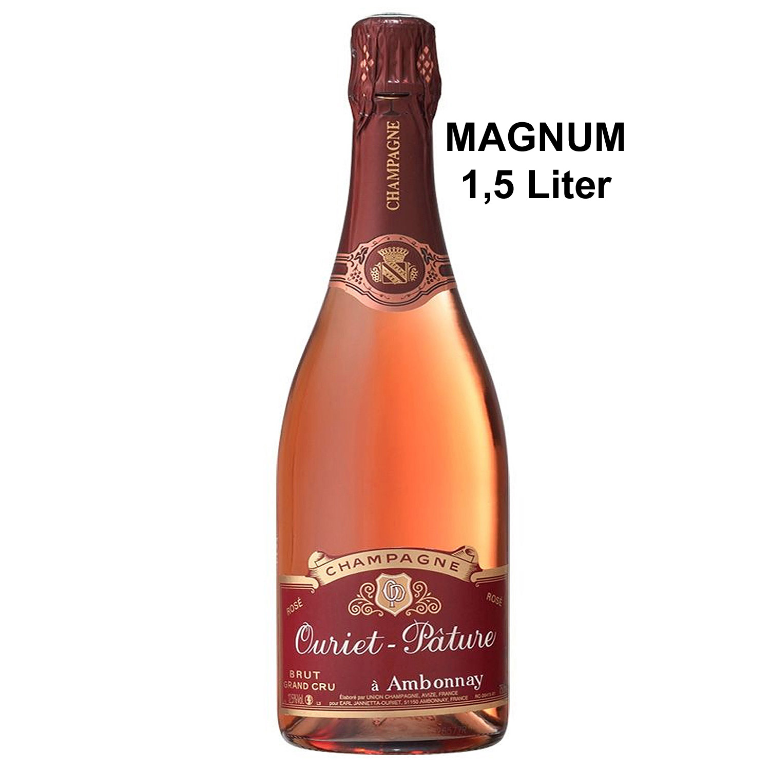 Ouriet Pature Champagne Brut Grand Cru Rosé Magnum