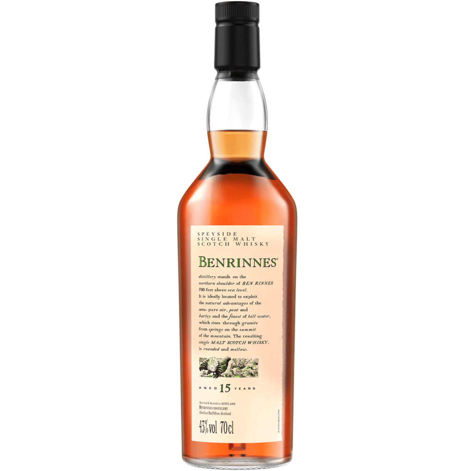 Benrinnes 15YO Speyside Single Malt Scotch Whisky Flora & Fauna