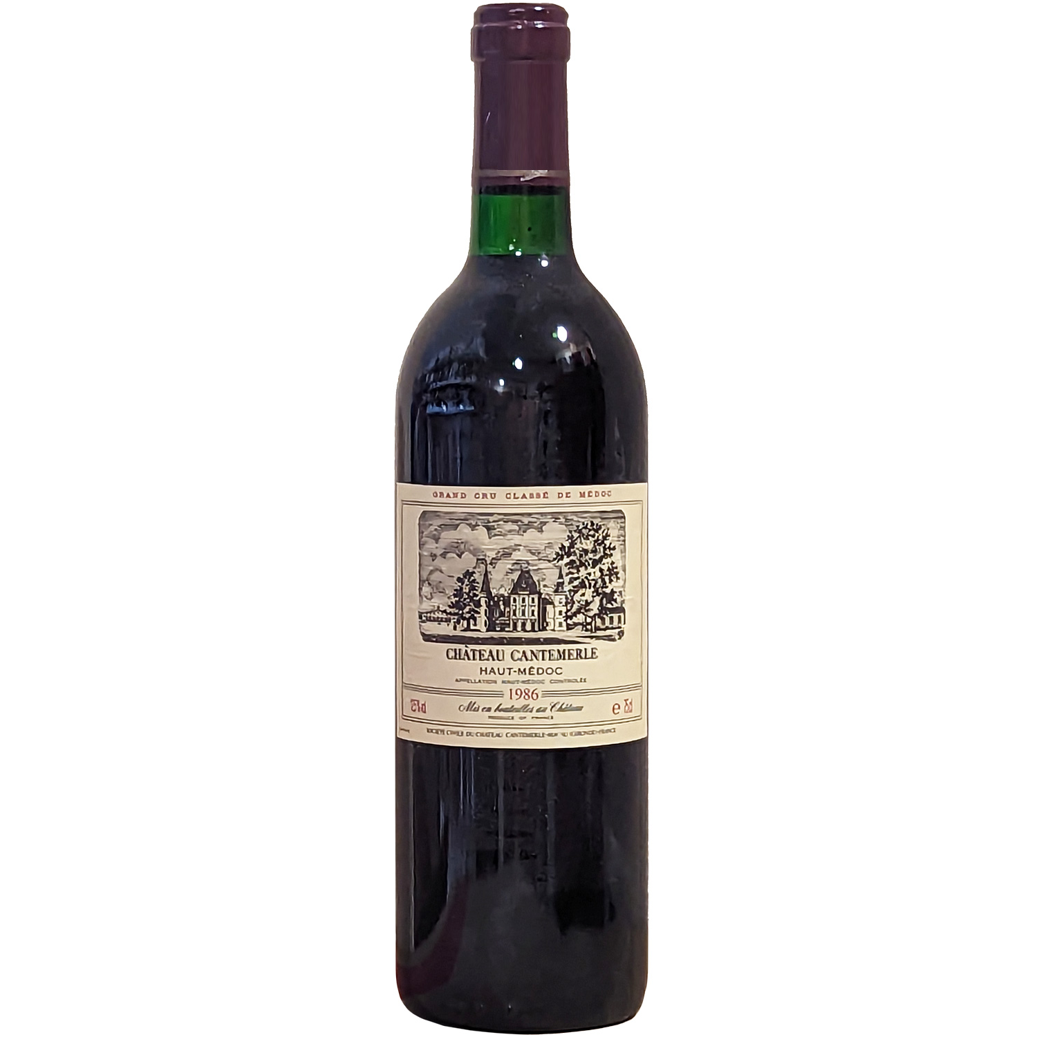 Chateau Cantemerle Grand Cru Classé 1986