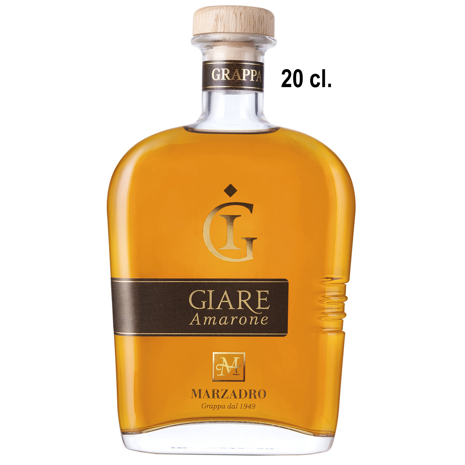 Marzadro Giare Grappa Riserva Amarone 20 cl.