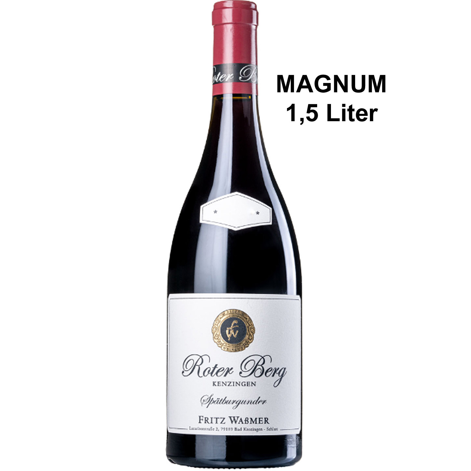 Fritz Waßmer Roter Berg Kenzingen Spätburgunder 2022 Magnum