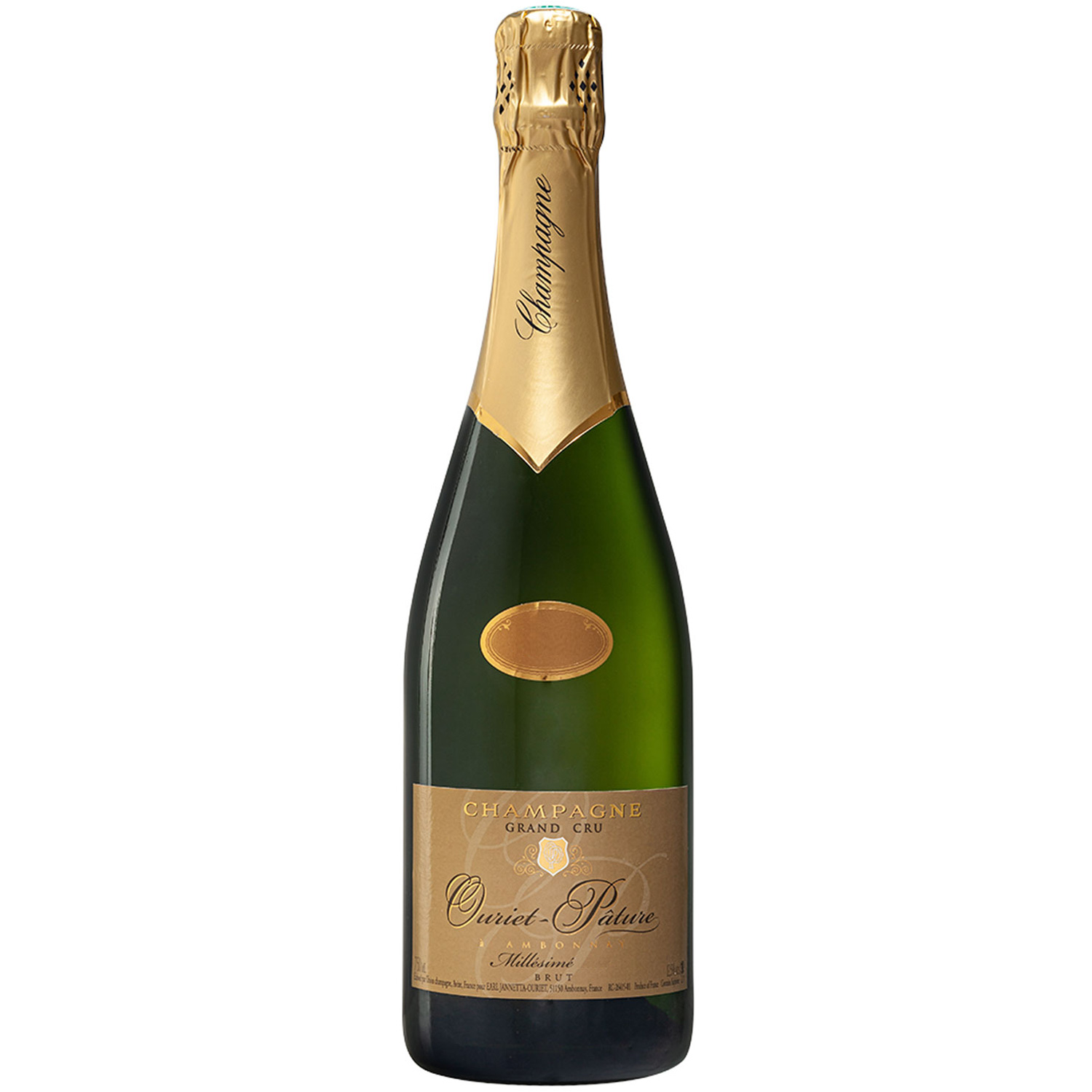 Champagne Grand Cru Ouriet-Pature Millesime 2012
