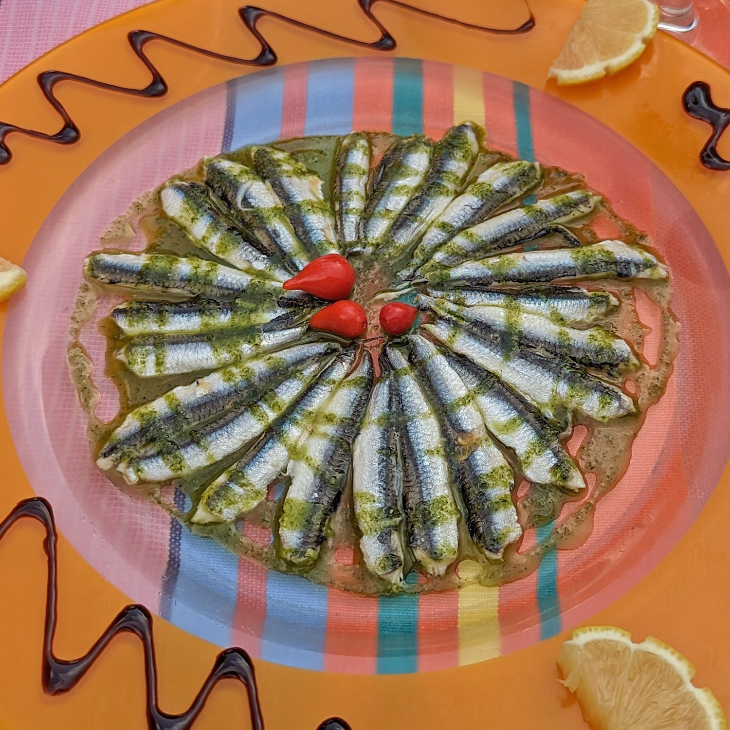 Passendes Essen zum wunderbaren Wein