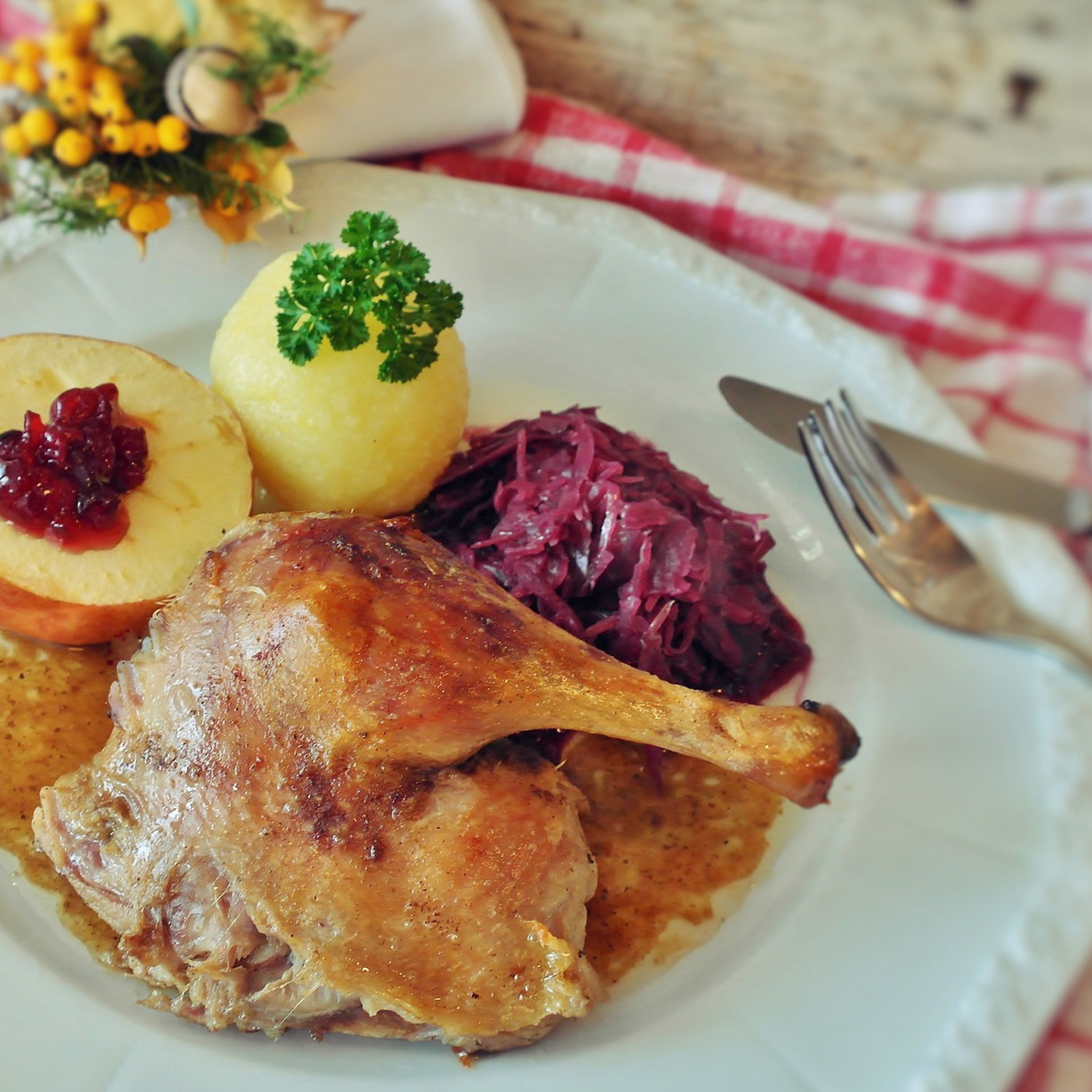 Passendes Essen zum wunderbaren Wein