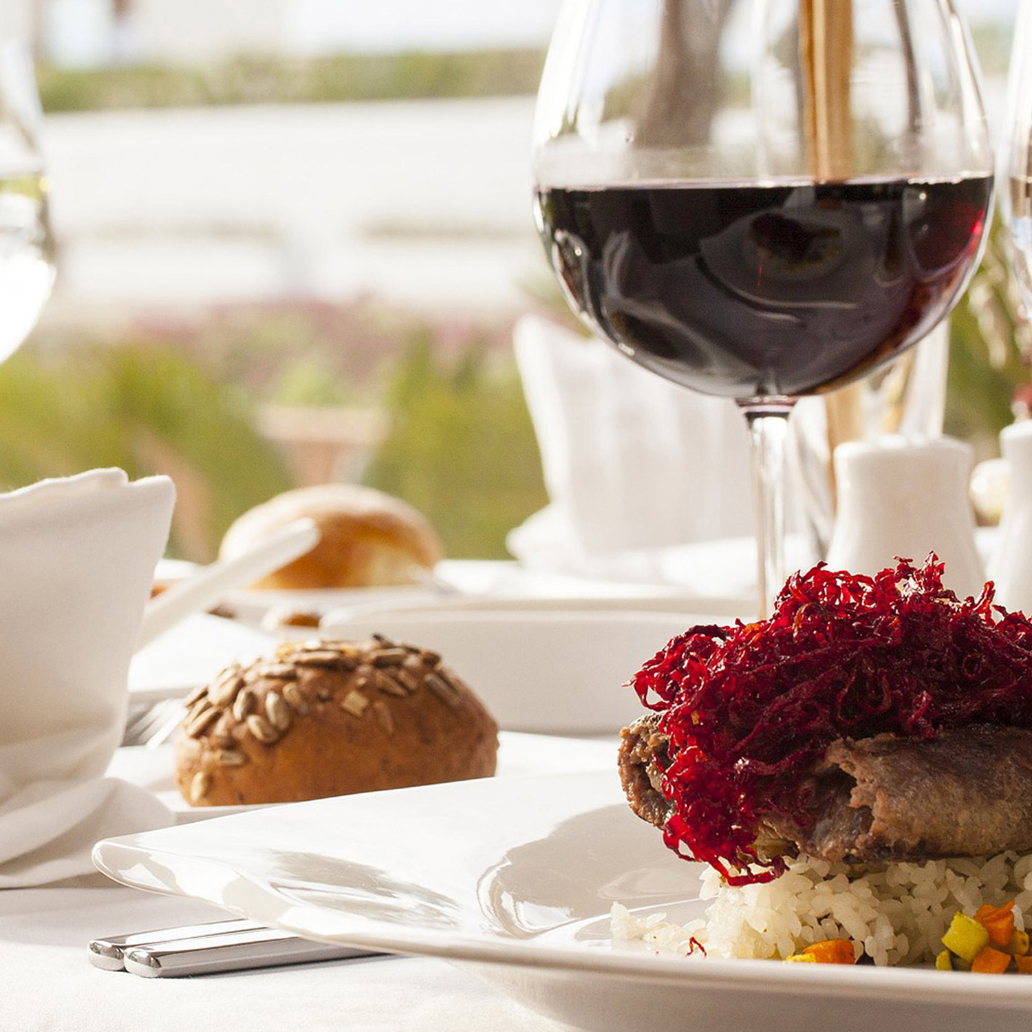 Passendes Essen zum wunderbaren Wein