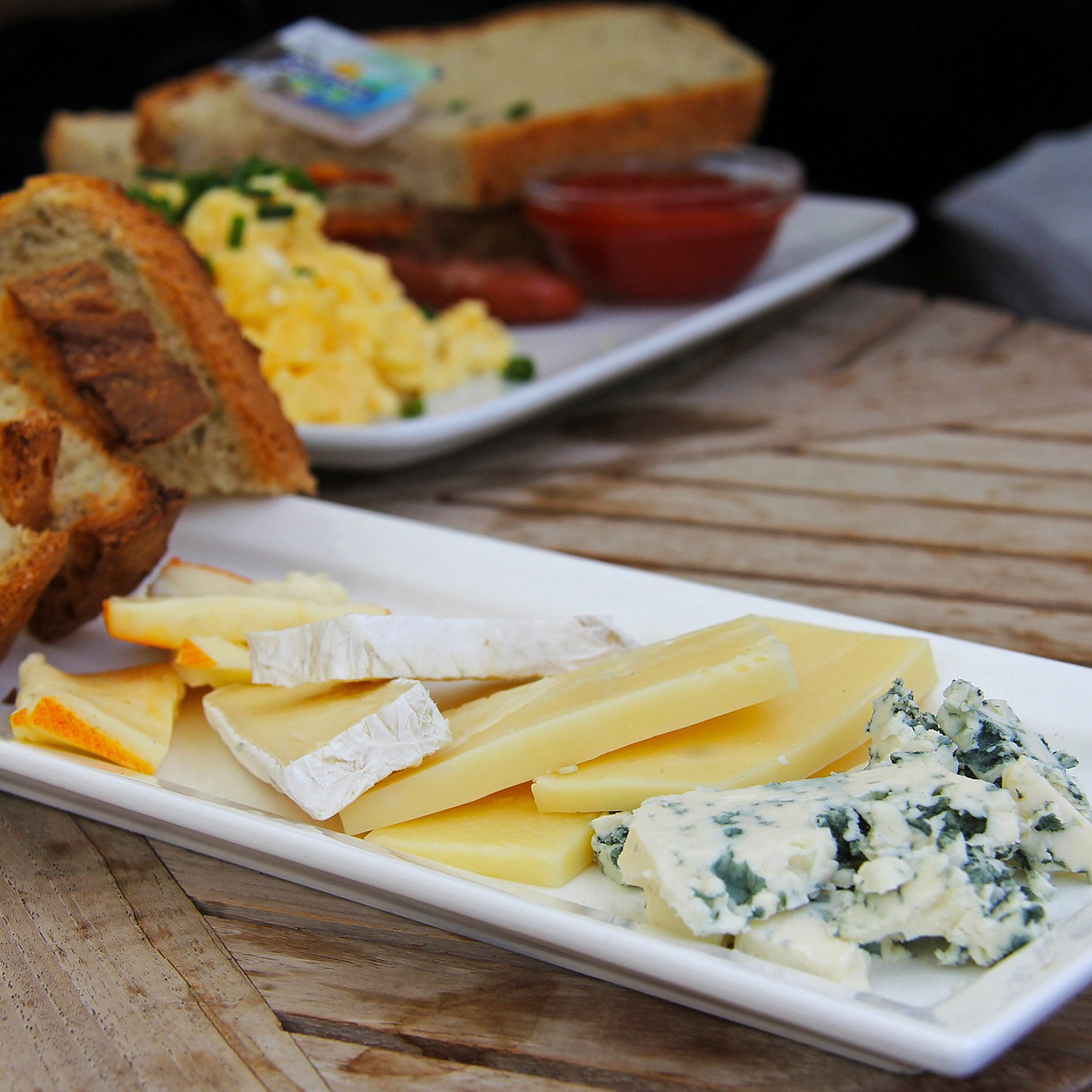 Käse schließt den Magen