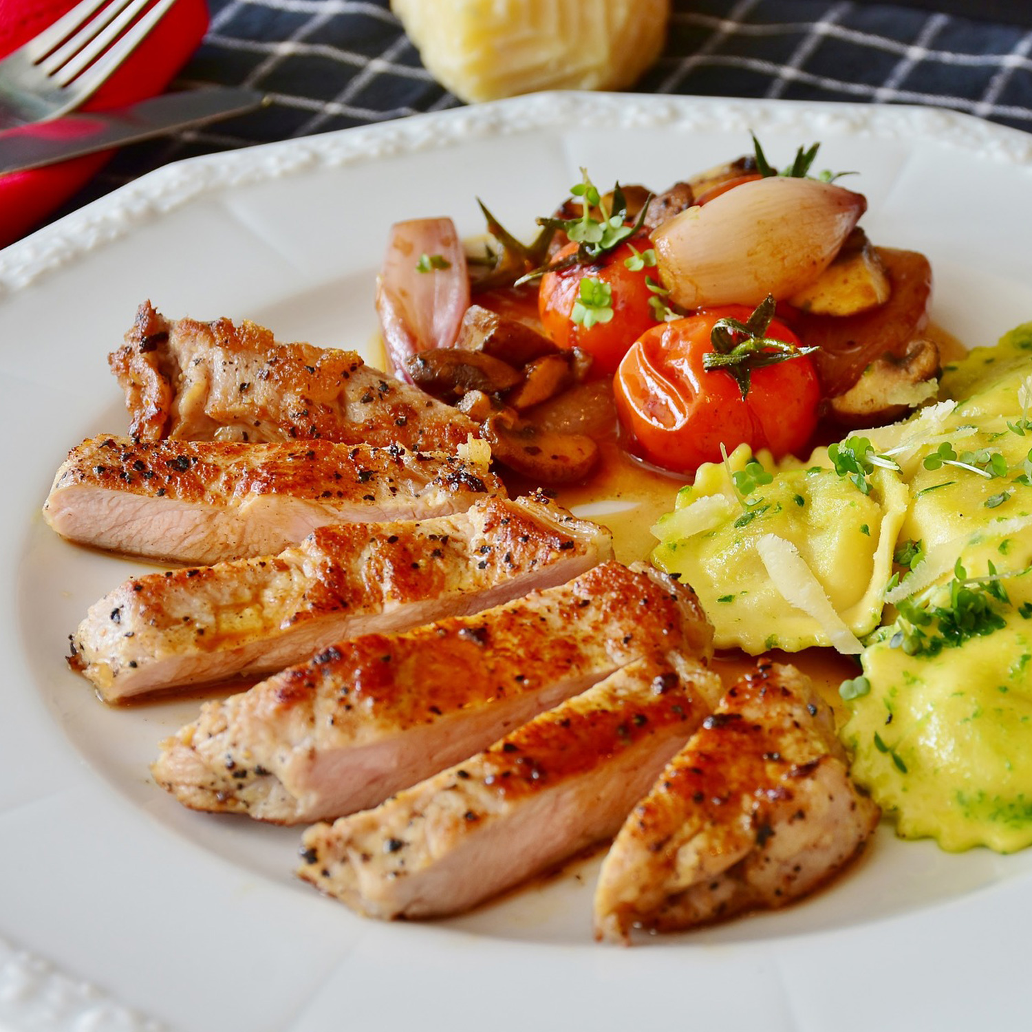 Passendes Essen zum wunderbaren Wein