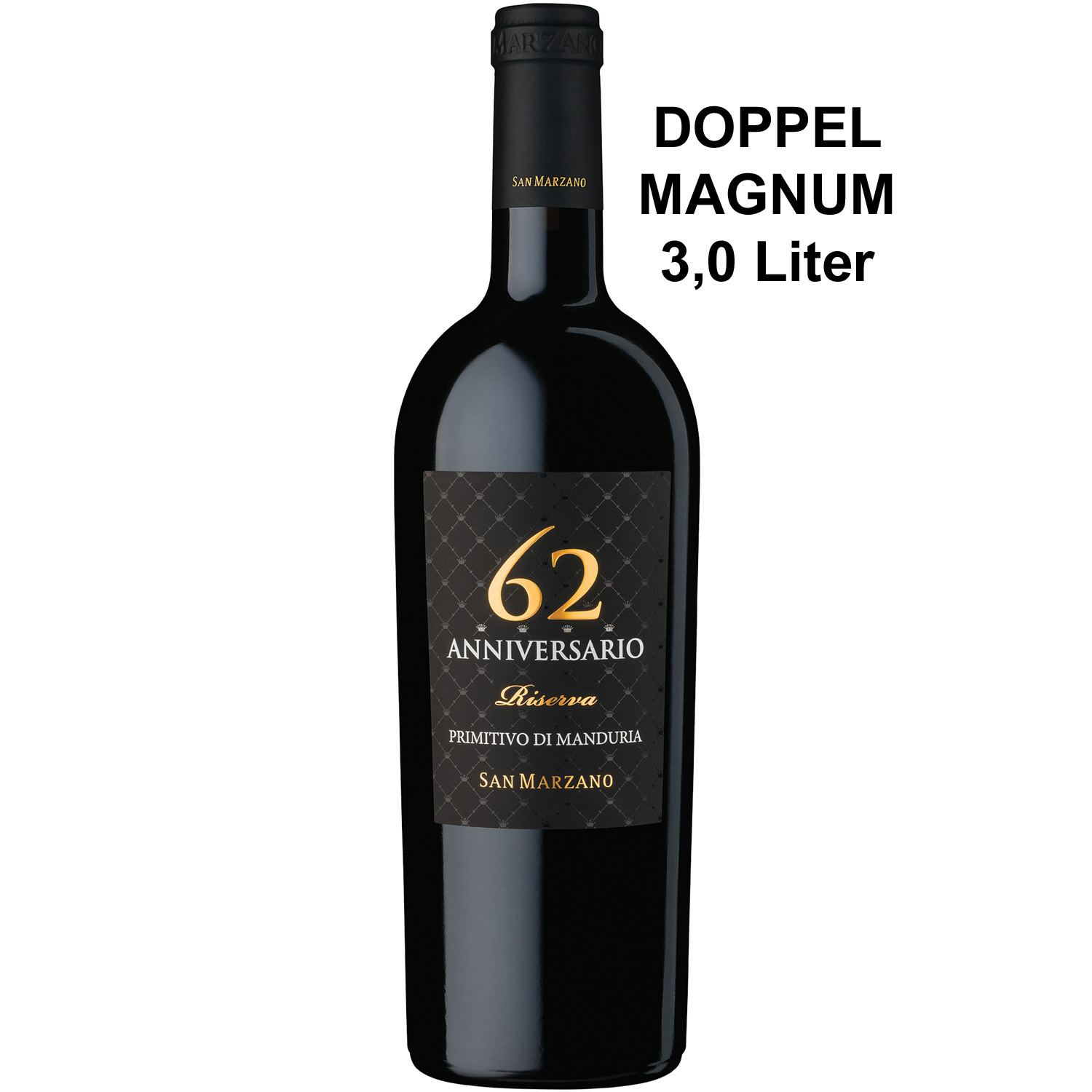 Doppelmagnum Anniversario 62 Riserva Primitivo di Manduria San Marzano 2017