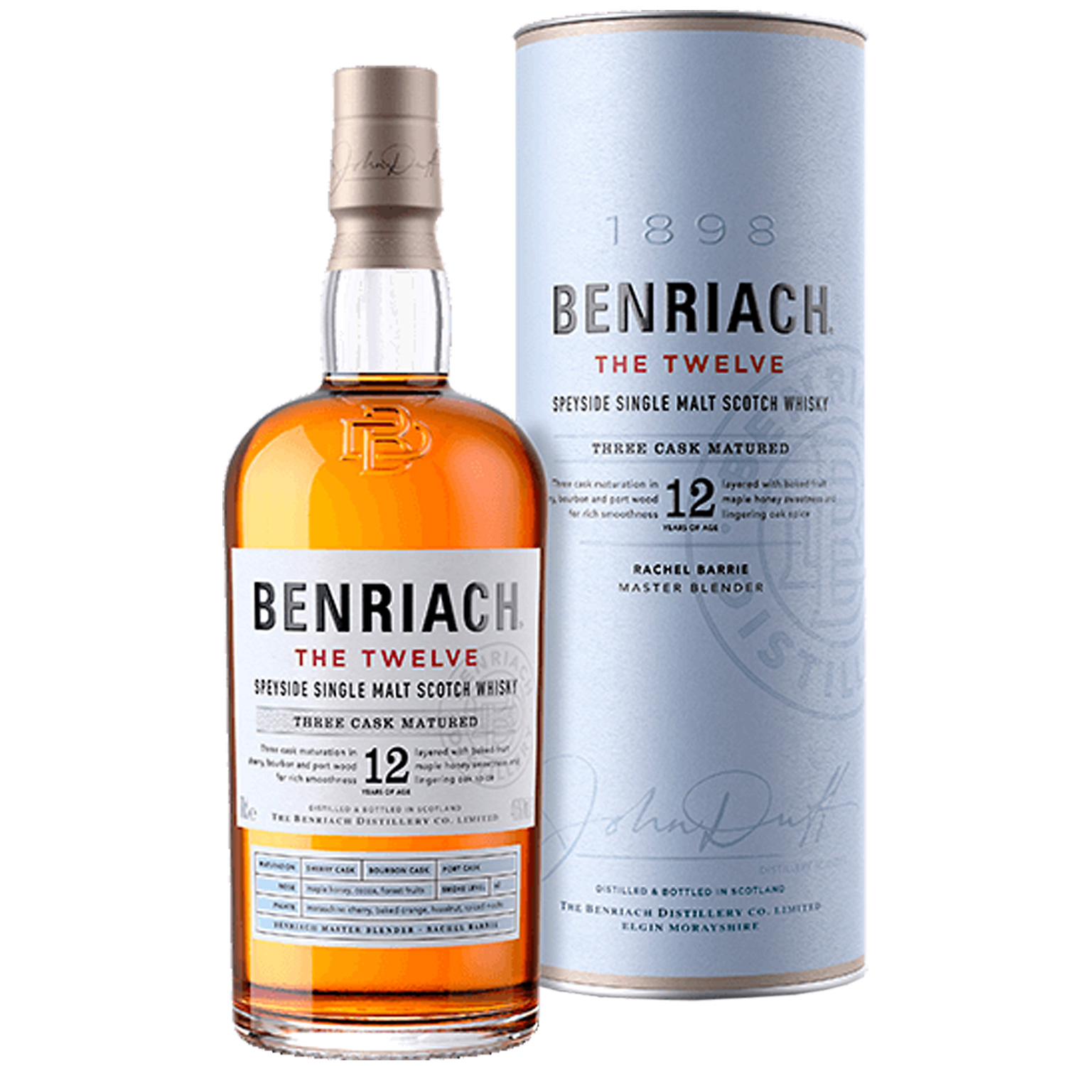 BenRiach 12 Years Old The Twelve Speyside Single Malt Whisky