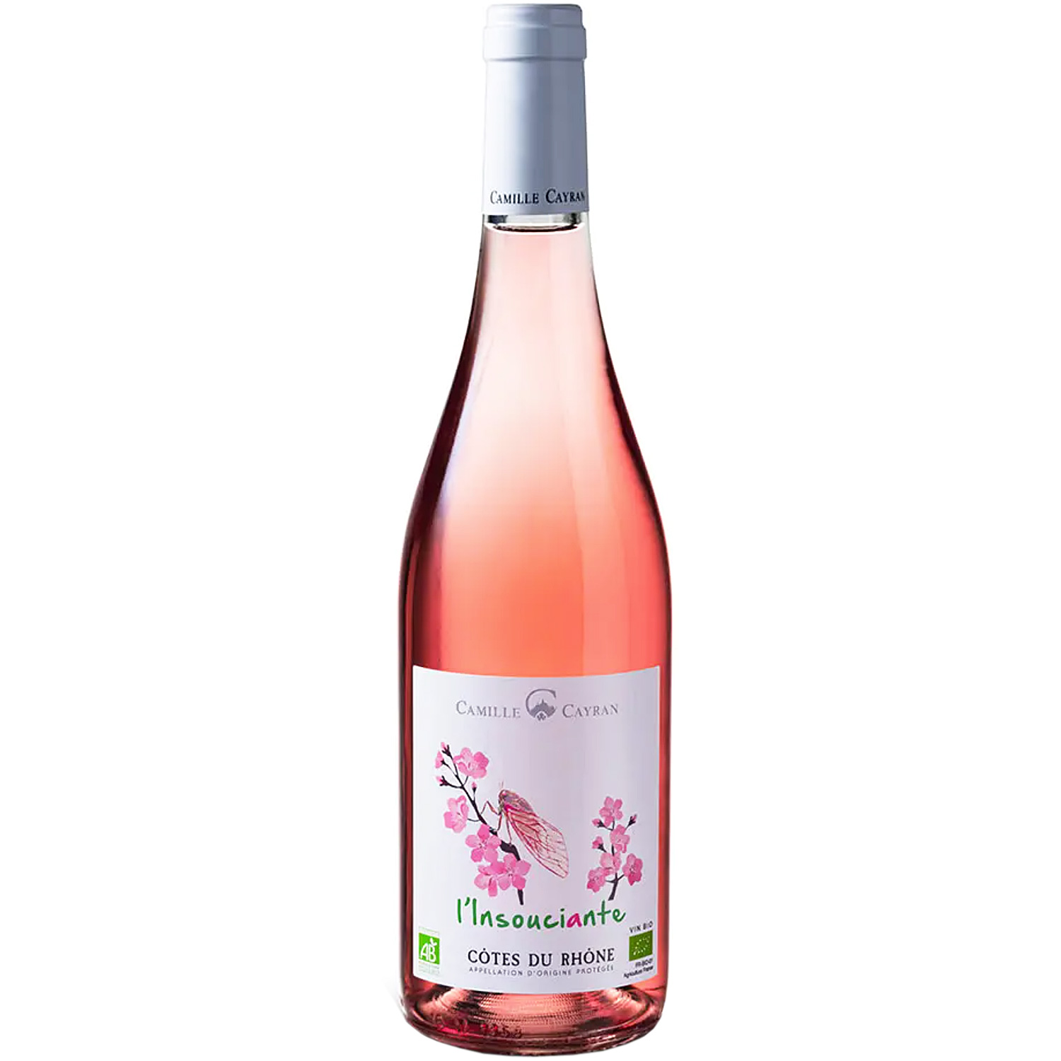 Cave de Cairanne Camille Cayran L’Insouciante Côtes du Rhône Rosé AOP 2023