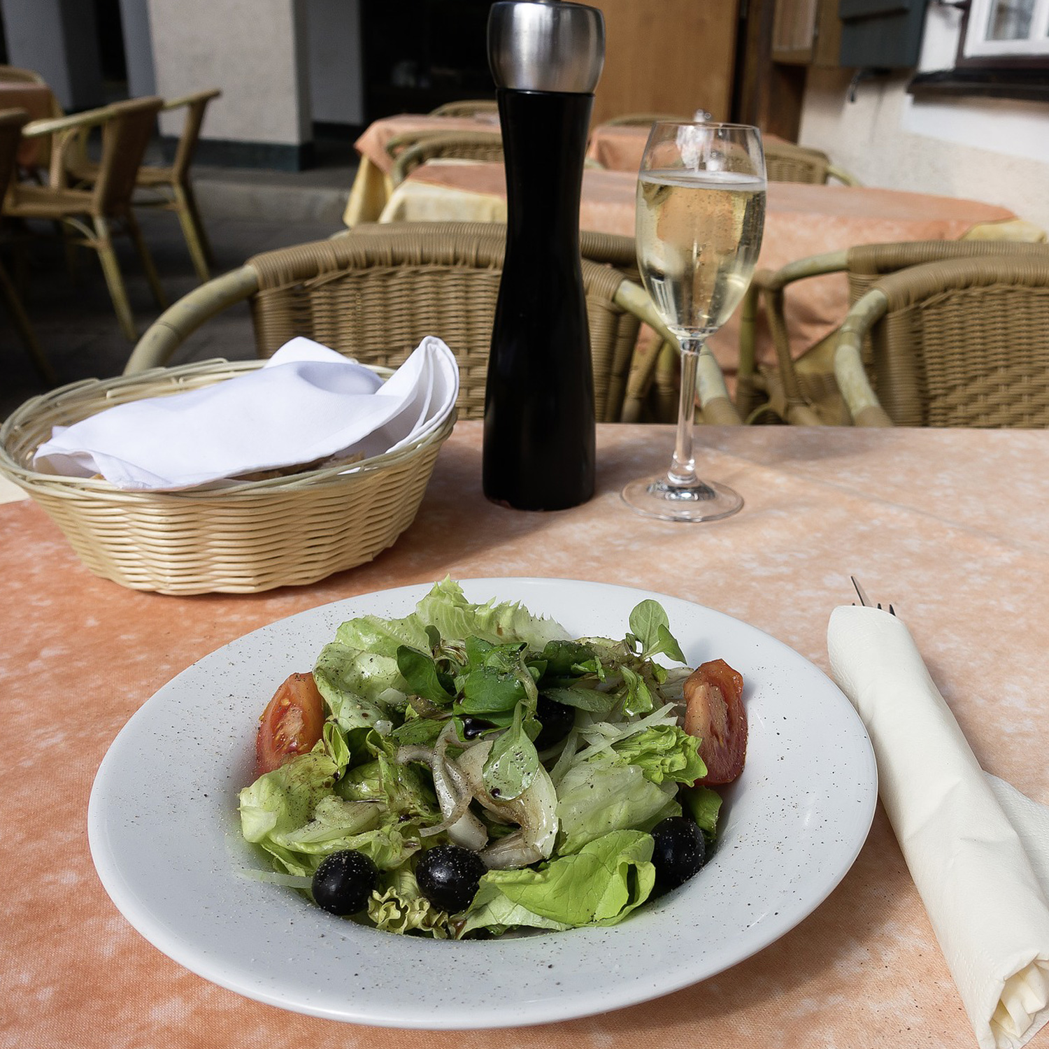 Passendes Essen zum wunderbaren Wein