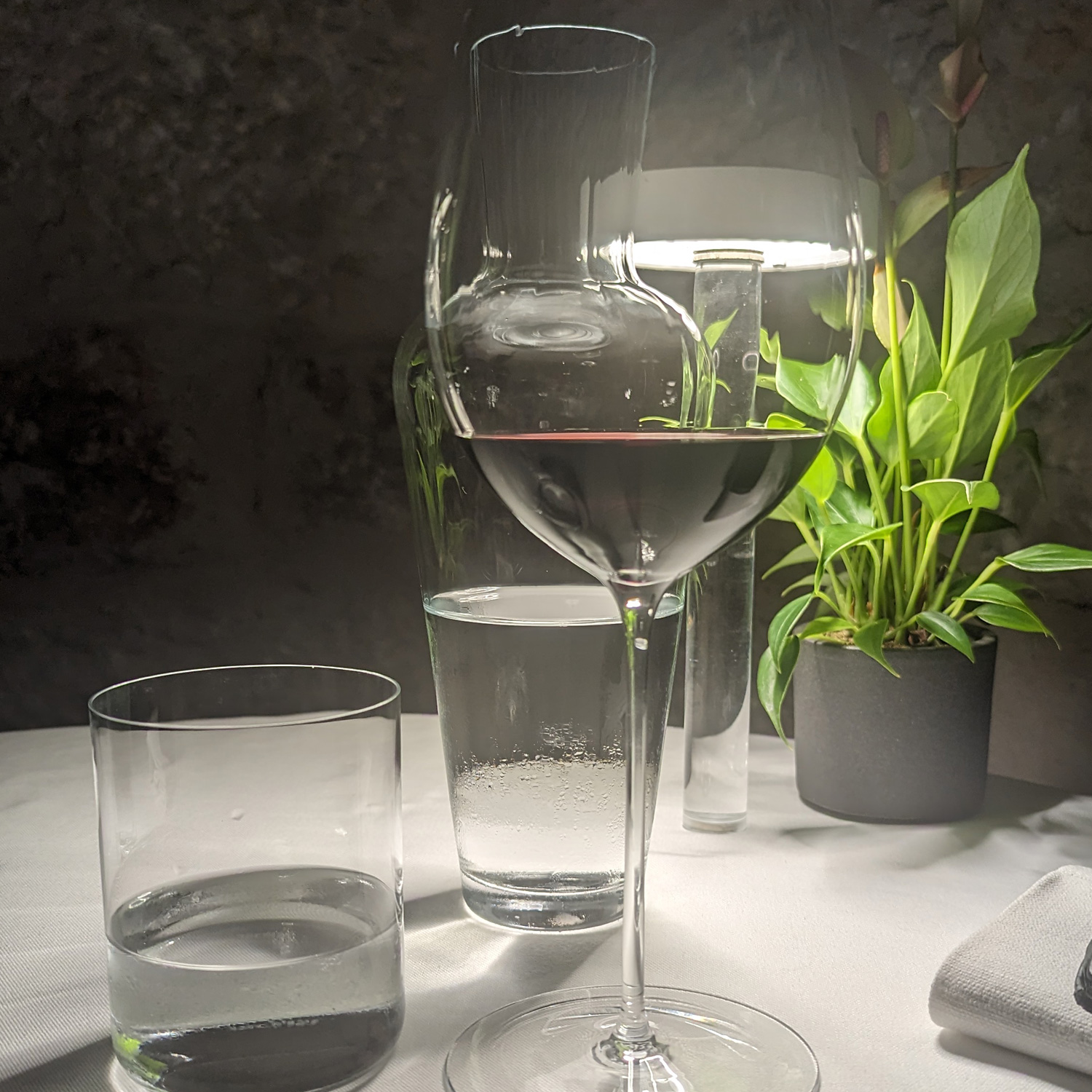 Ausgezeichnet köstlicher Rotwein